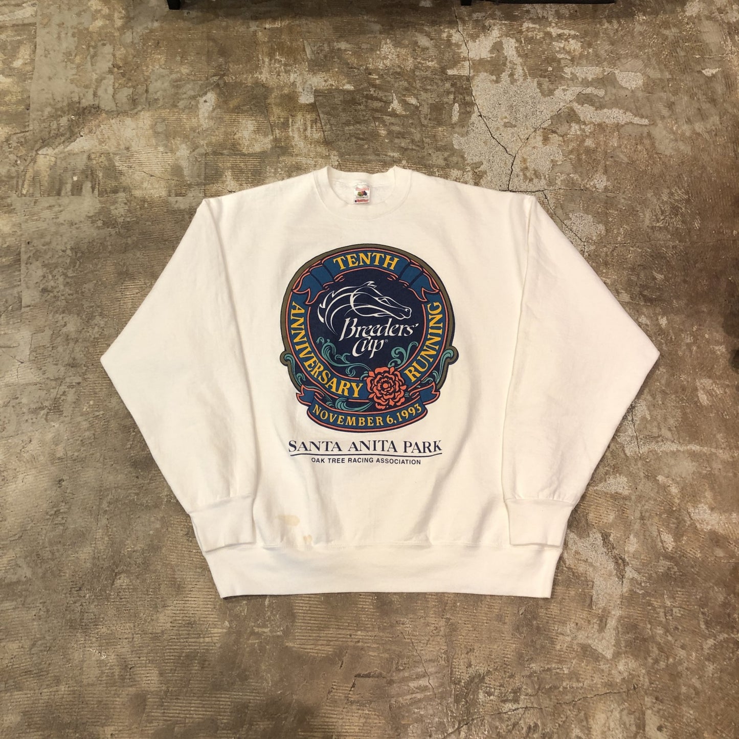 90s fruit of the loom TENTH スウェット ホワイトXL
