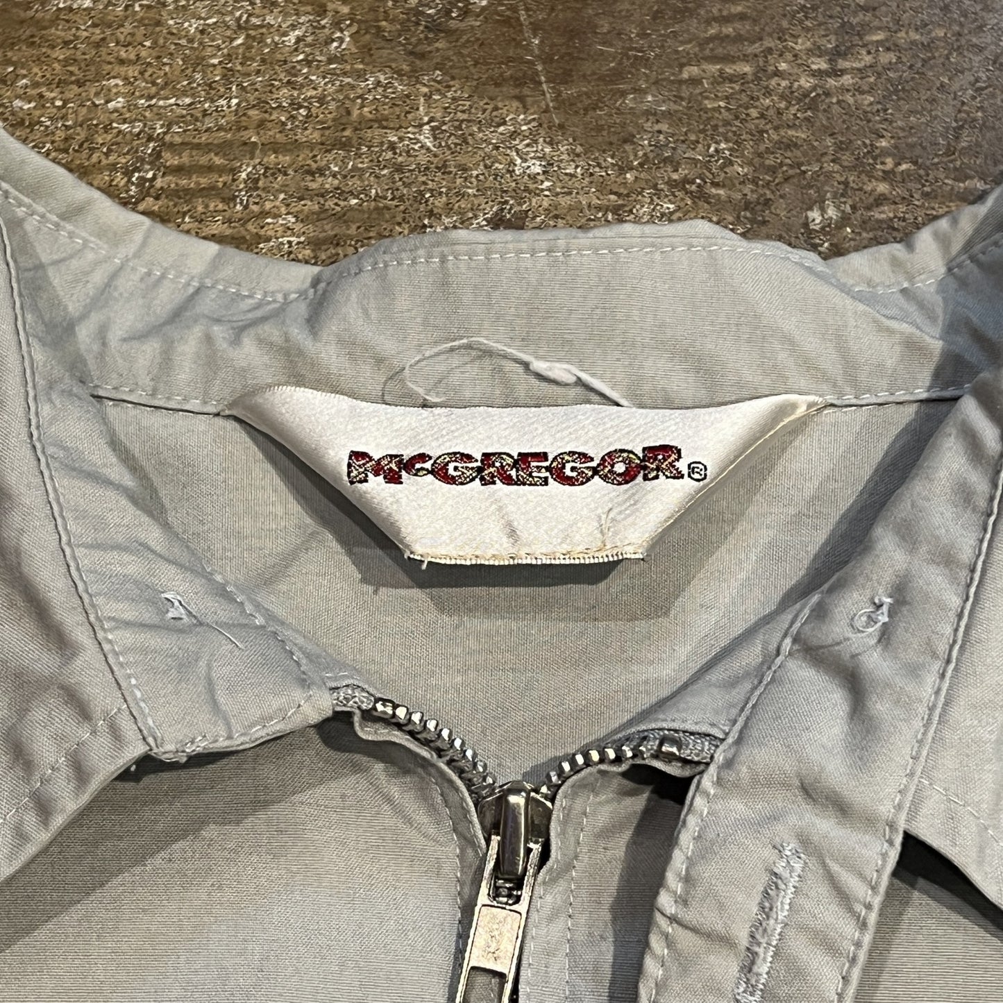 MC GREGOR スイングトップ ライトグレー XL