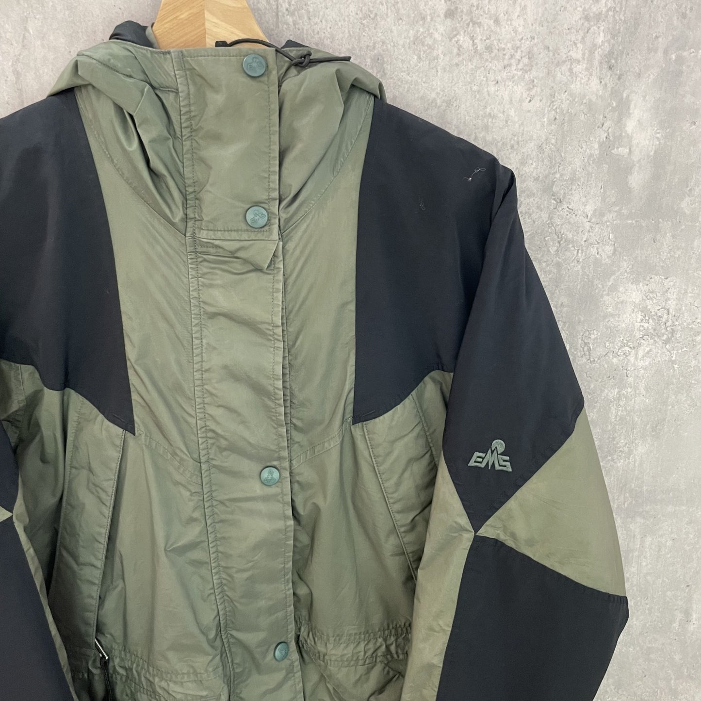 90s vintage 古着 ビンテージ EMS アウトドア マウンテンパーカー ナイロンジャケット ツートン テック GORE TEX