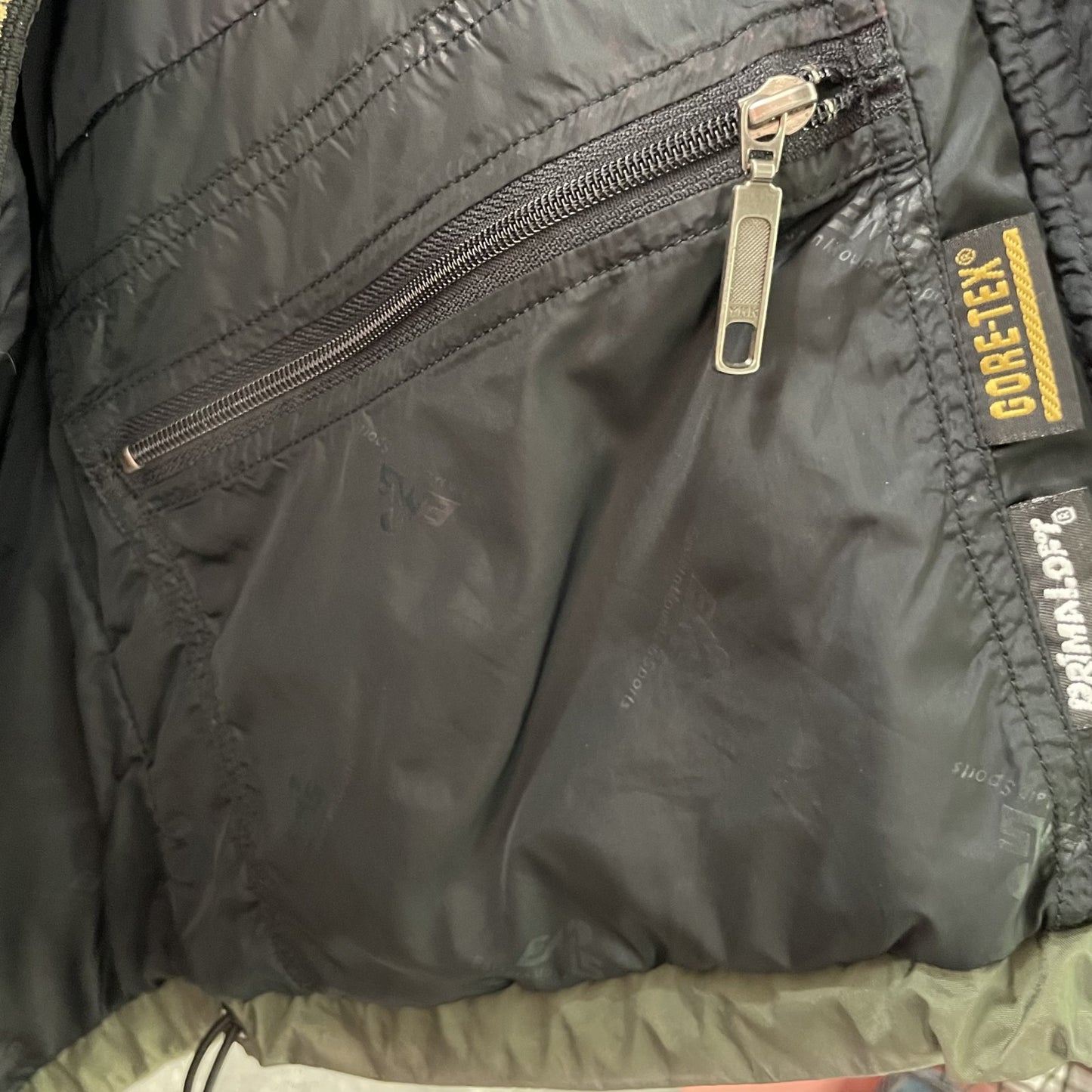 90s vintage 古着 ビンテージ EMS アウトドア マウンテンパーカー ナイロンジャケット ツートン テック GORE TEX