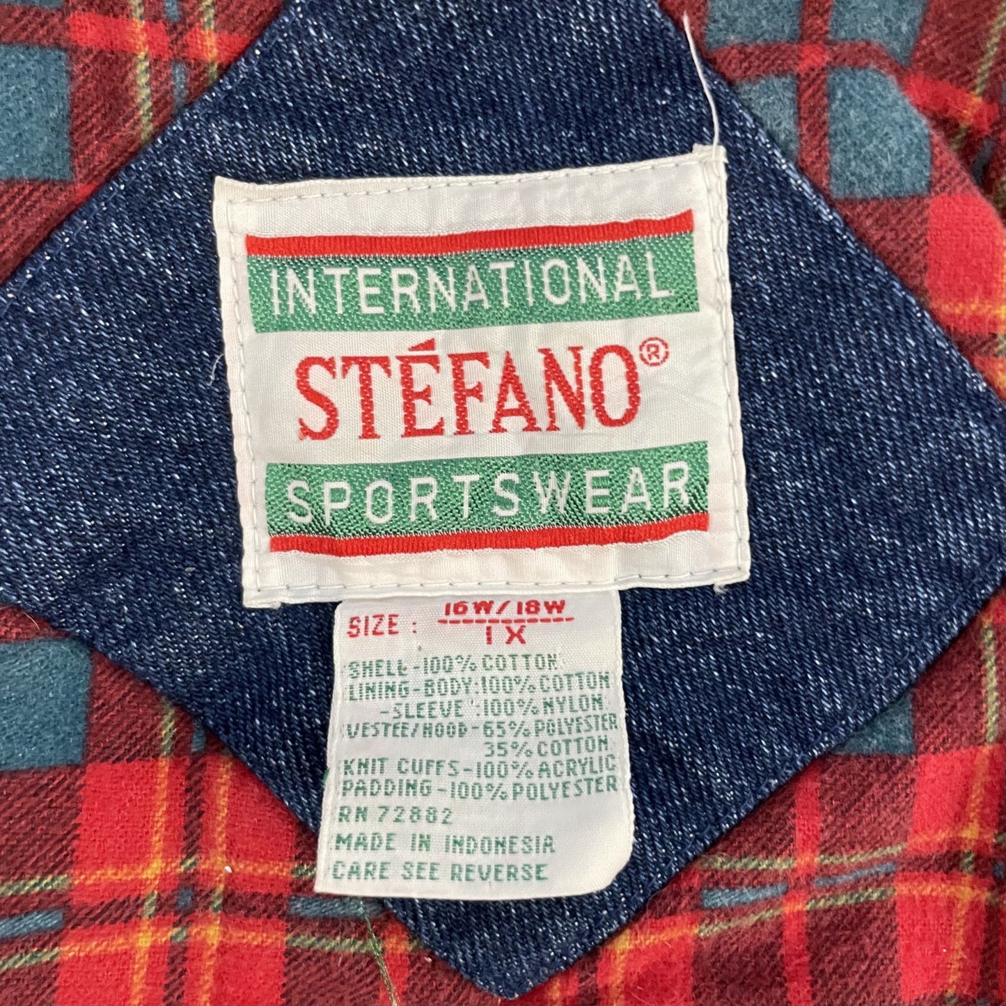 90s vintage 古着 ビンテージ デニムジャケット インディゴ レイヤード ジップアップ