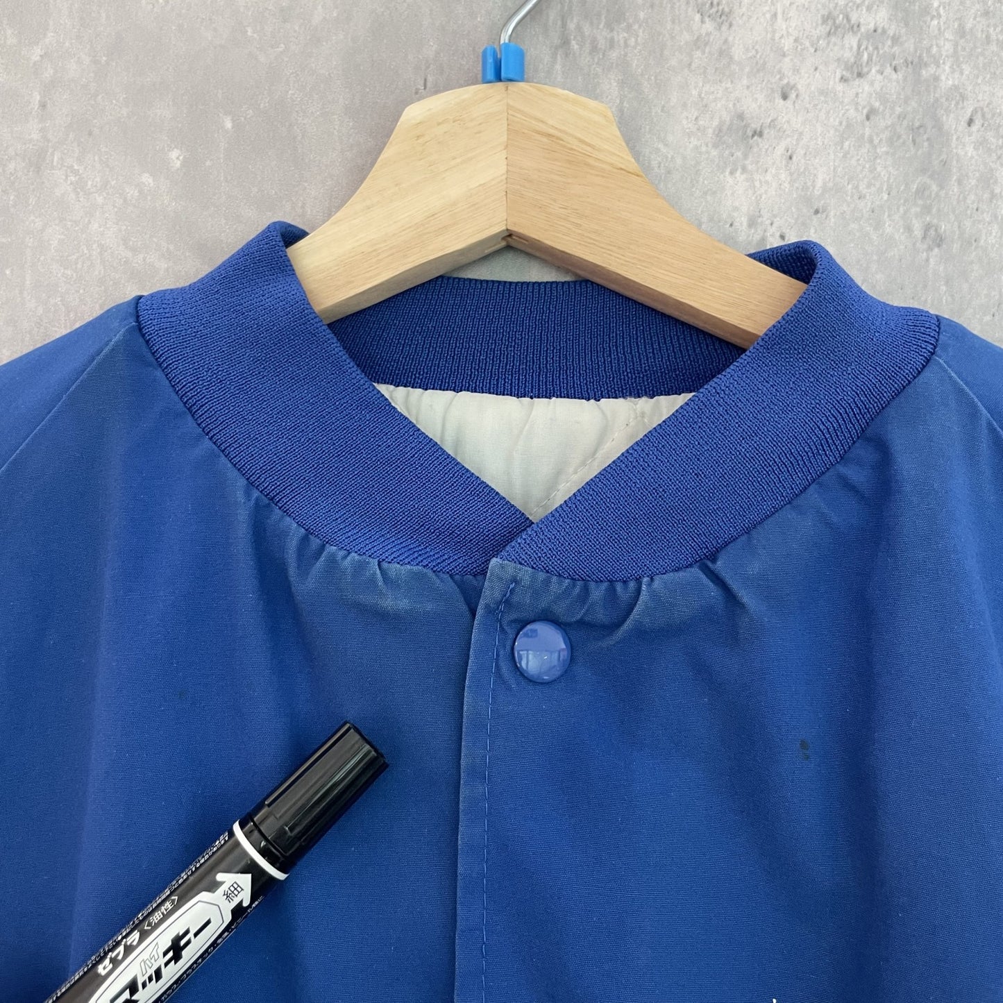 90s vintage 古着 ビンテージ スタジャン スタジアムジャンパー USA製 コットン WESTARK USA