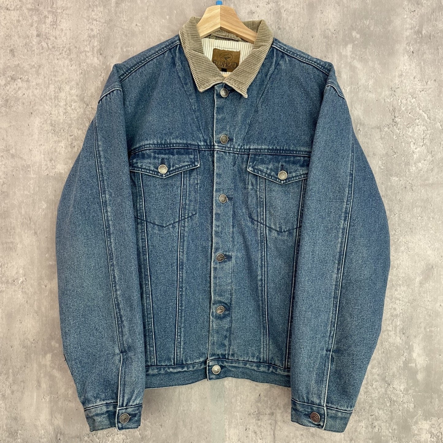 90s vintage 古着 ビンテージ REDHEAD レッドヘット デニムジャケット ワーク トラッカータイプ コーデュロイ