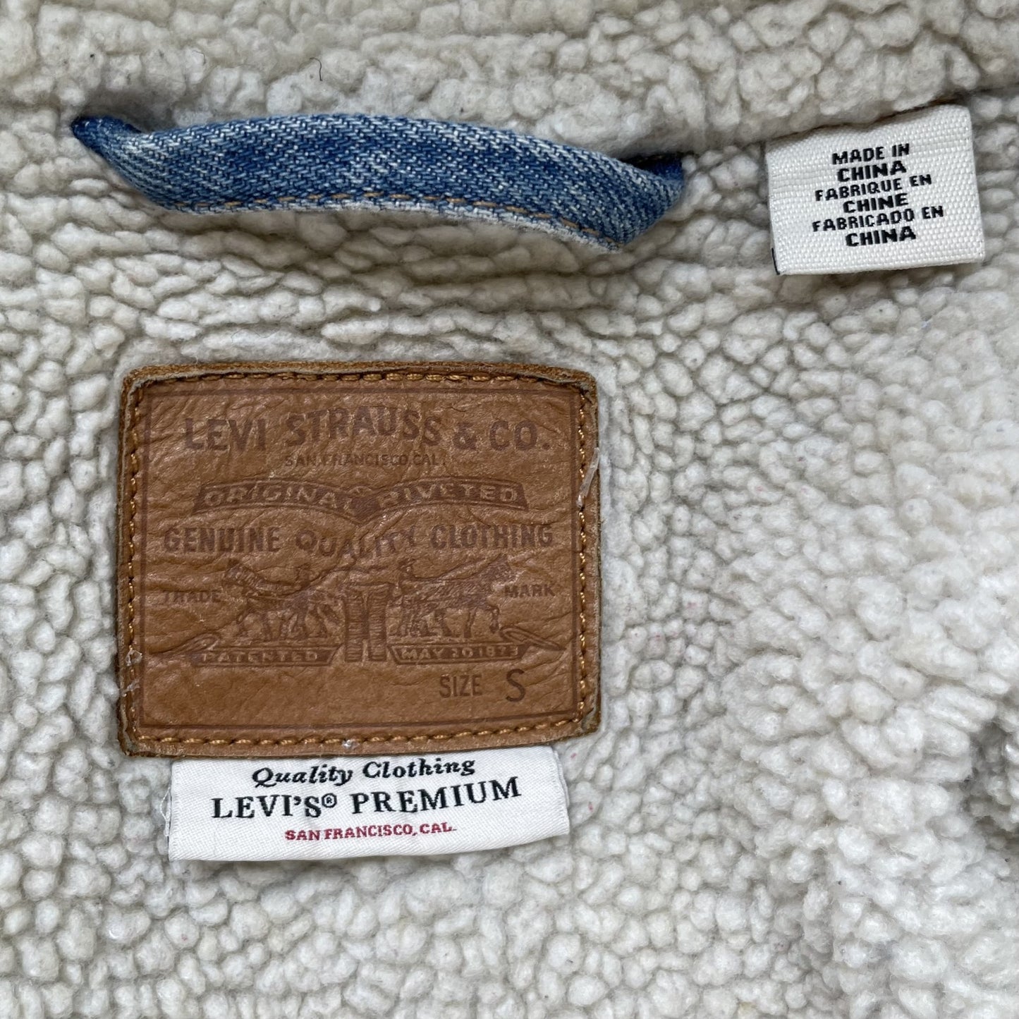 00s vintage 古着 ビンテージ リーバイス Levi's ボアデニムジャケット PREMIUM