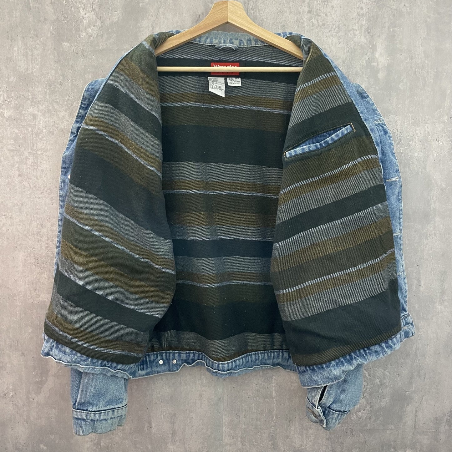 90s vintage 古着 ビンテージ ラングラー デニムジャケット Wrangler アメカジ ストリート オーバーサイズ