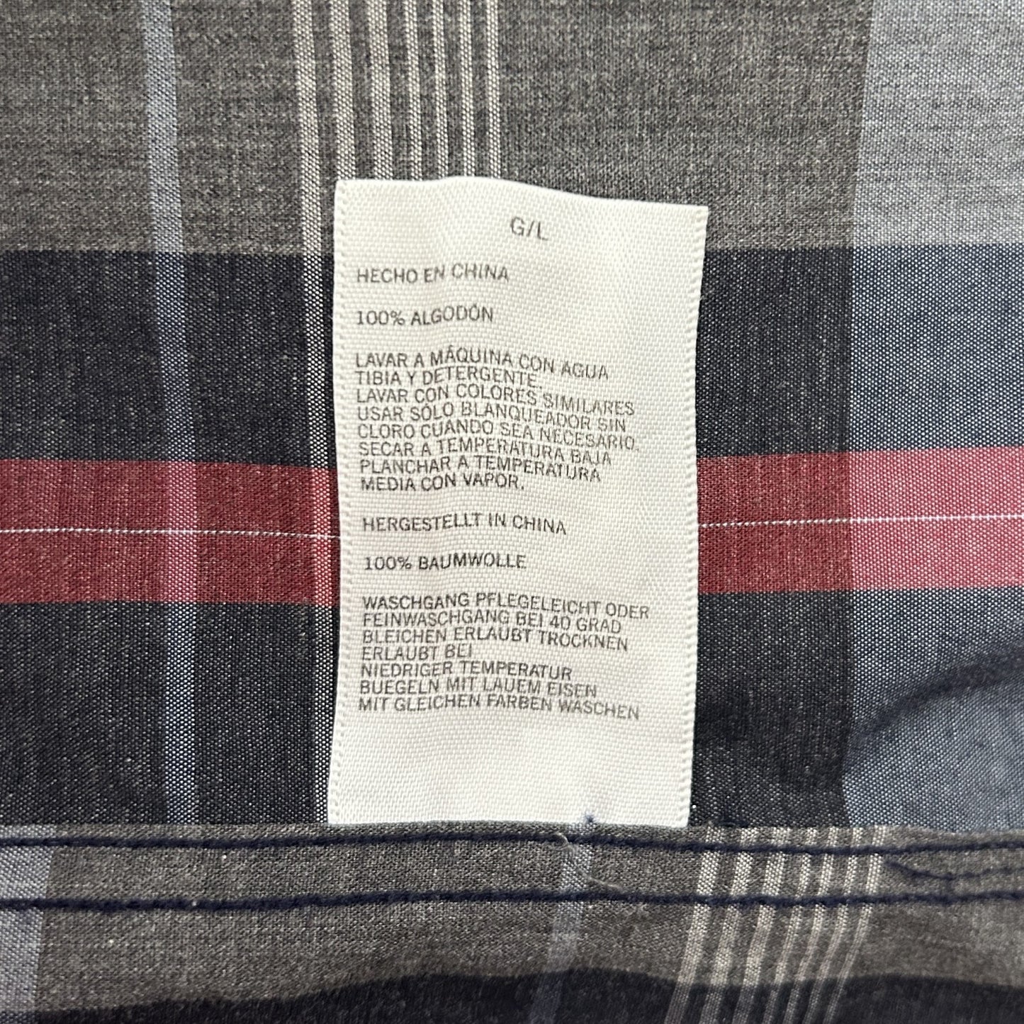 00s vintage 古着 ビンテージ ノーティカ 長袖シャツ NAUTICA ボタンダウンシャツ チェック柄 ロゴ刺繍