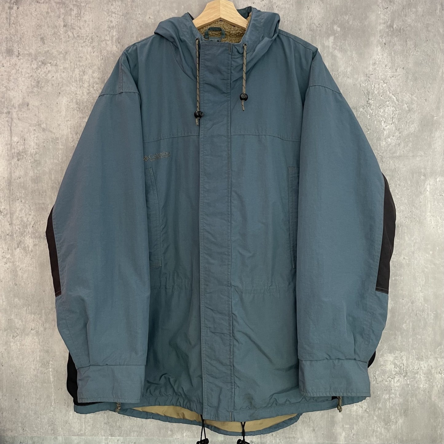 90s vintage 古着 ビンテージ Columbia コロンビア ストーム ナイロンジャケット テック系 フリース