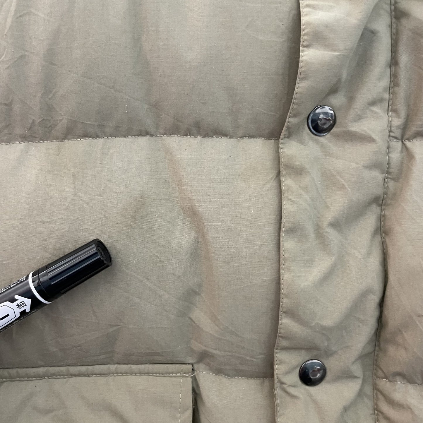 00s vintage 古着 ビンテージ Wooollake ダウンベスト ベージュ シティ ストリート