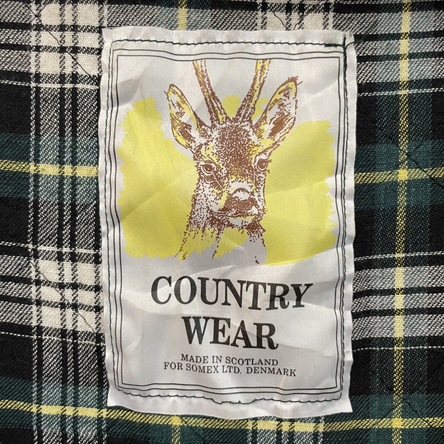 90s vintage 古着 ビンテージ オイルド COUNTRY WEAR ベスト コーデュロイ ダブルジップ チェック柄 アメカジ