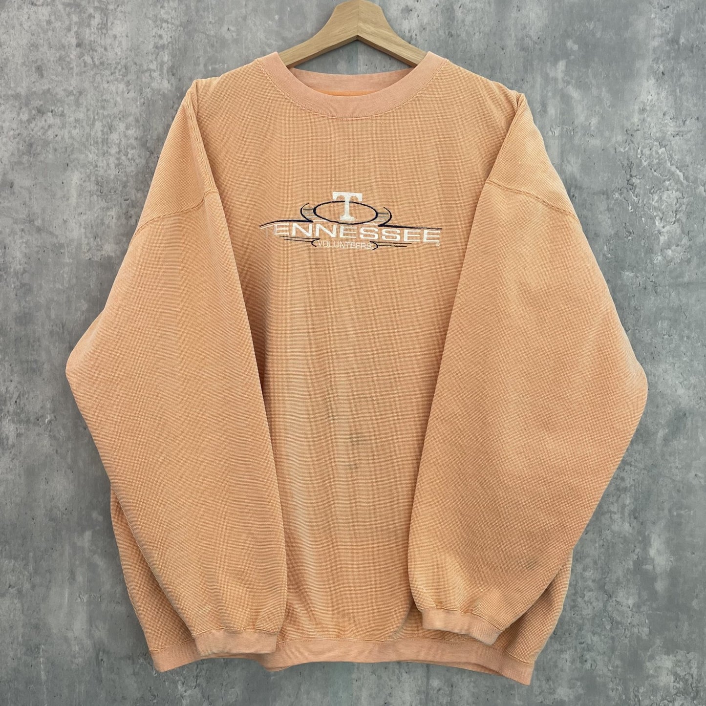 90s vintage 古着 ビンテージ 刺繍 スウェット オレンジ CADREボディ TENNESSEE