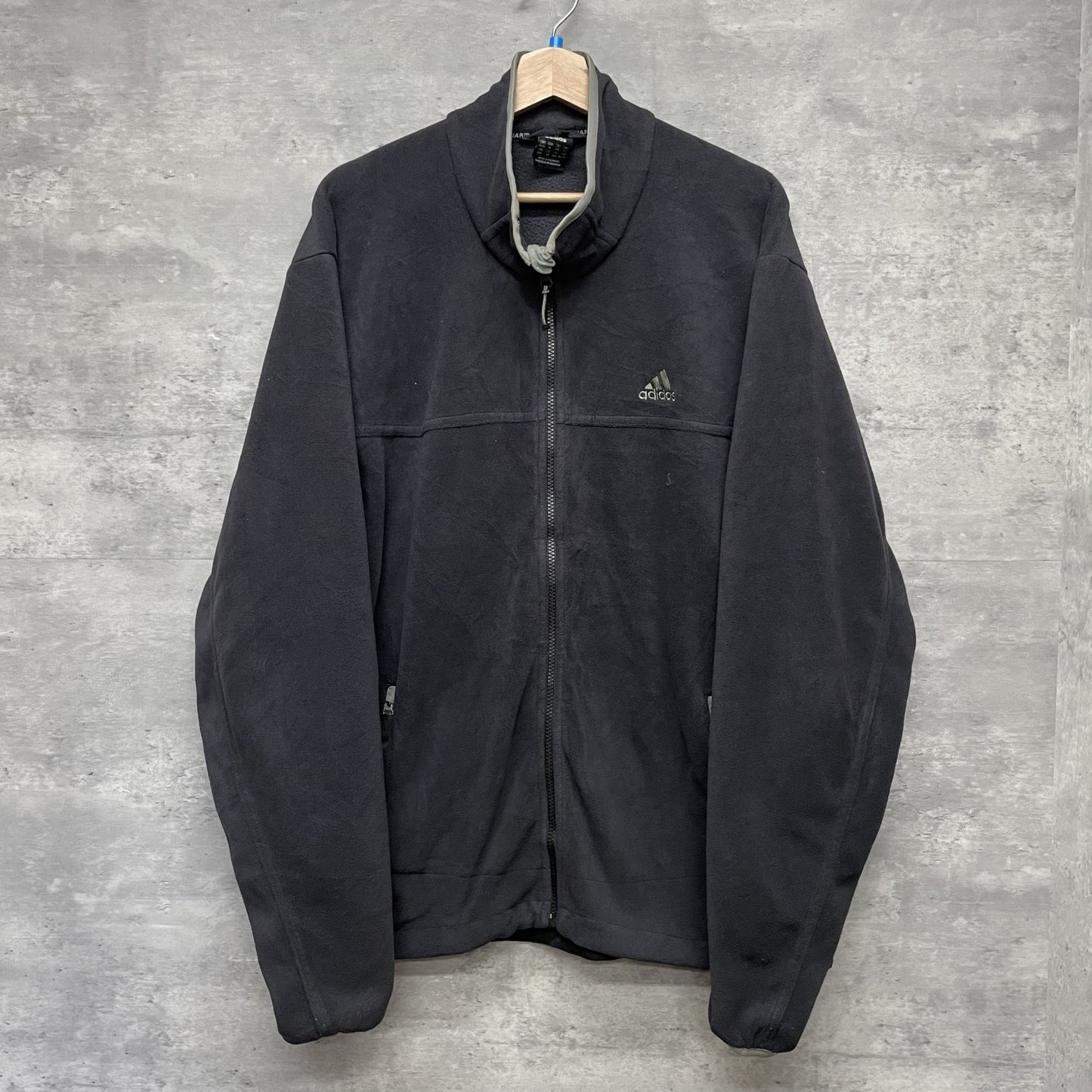 00s vintage 古着 ビンテージ アディダス adidas フリースジャケット 胸元刺繍 ストリート