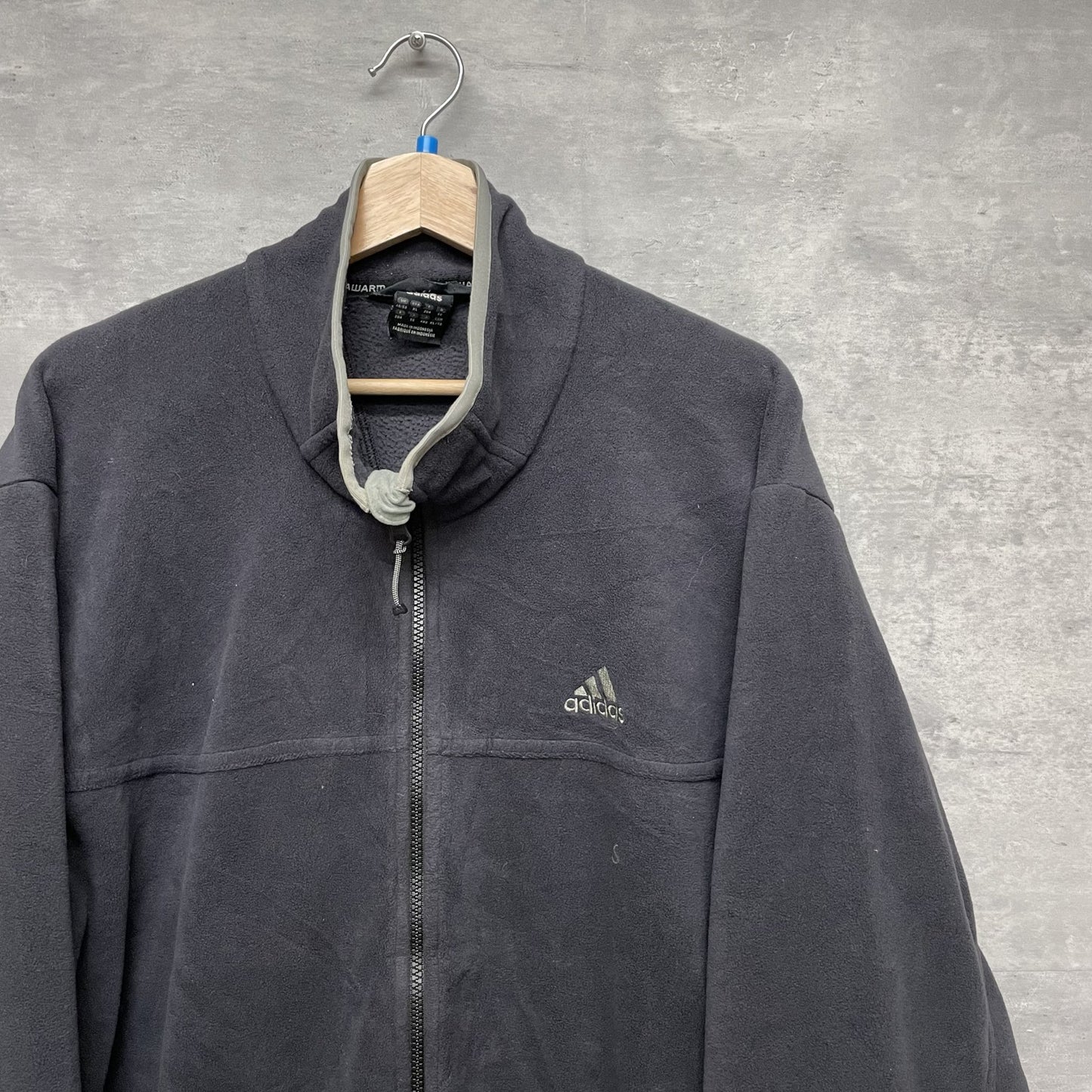 00s vintage 古着 ビンテージ アディダス adidas フリースジャケット 胸元刺繍 ストリート