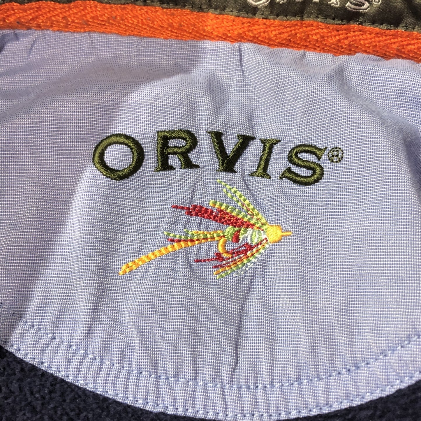 00s ORVIS ハーフジップスウェット ネイビー XL