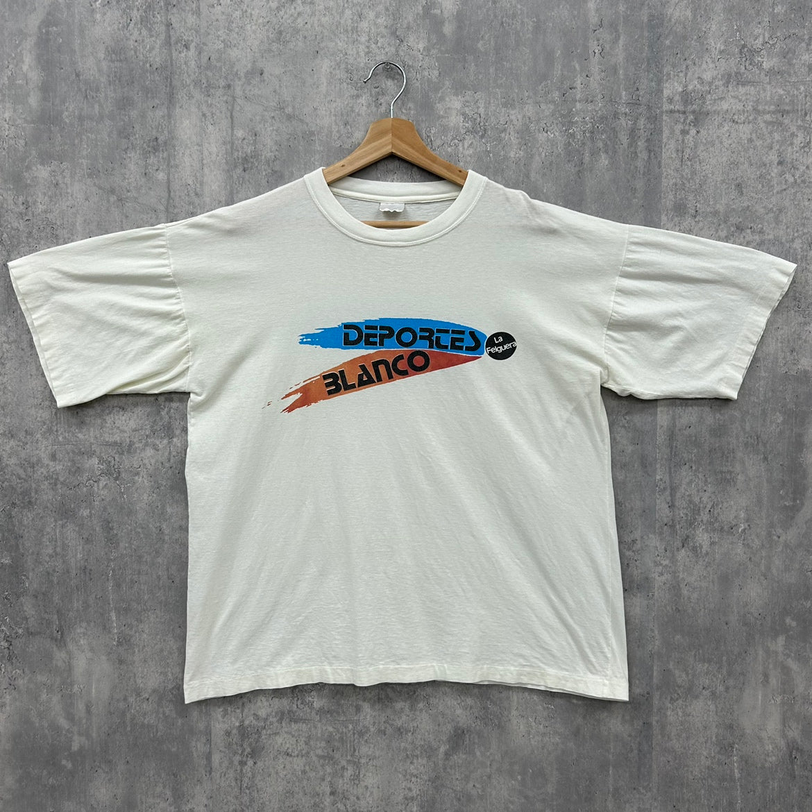 90s USA製 American Style DEPORCES BLANCO アメリカンスタイル Tシャツ 古着 ビンテージ 白 XXL