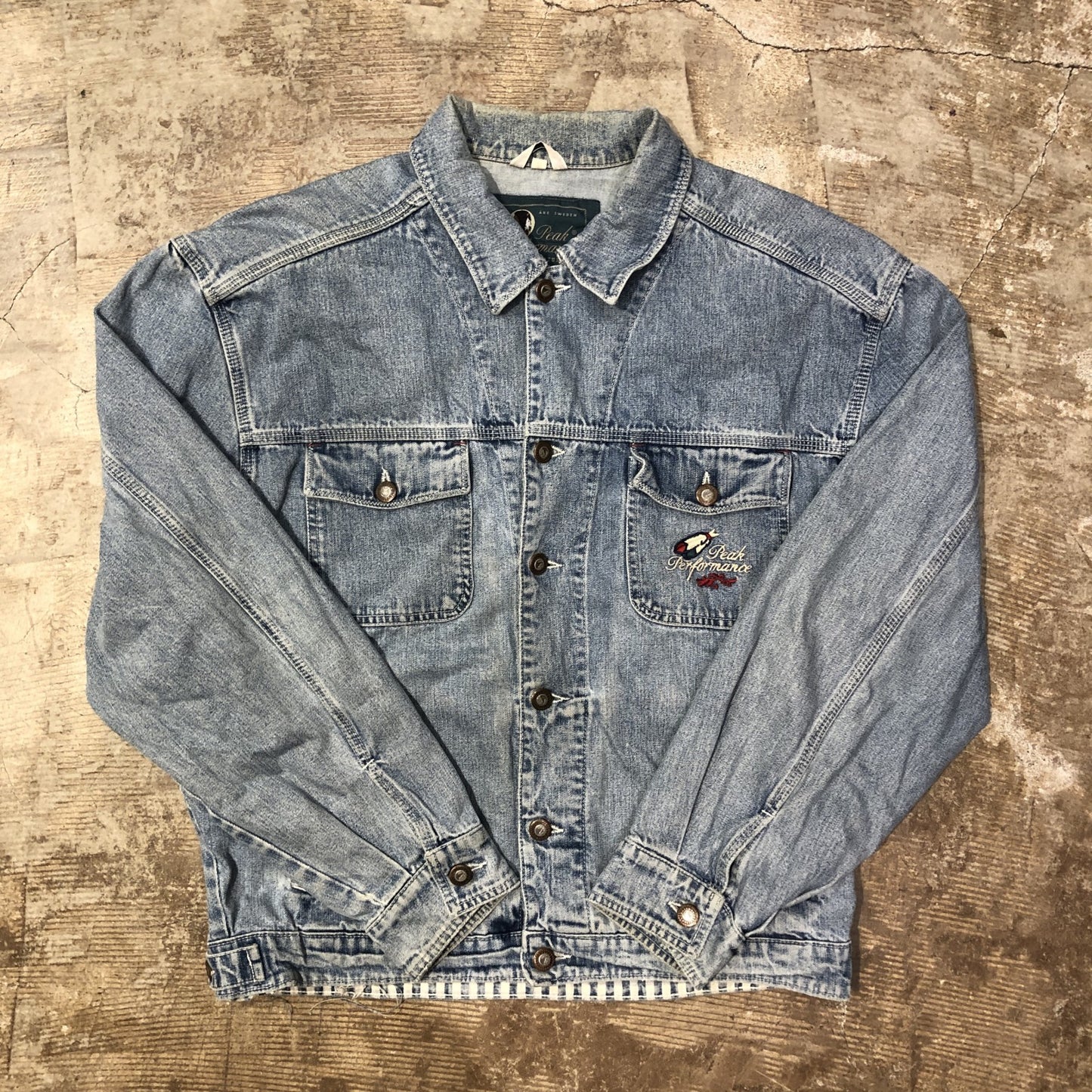 peak performance indian デニムジャケット L