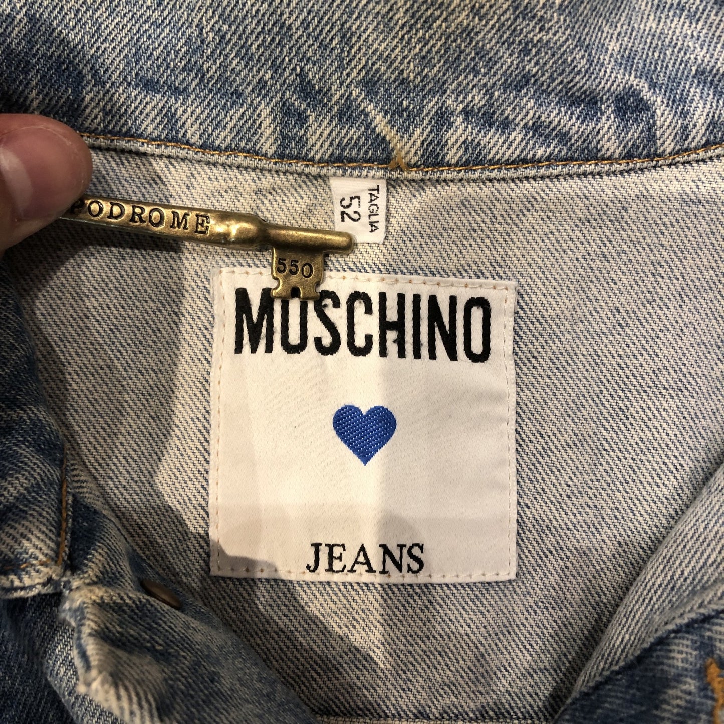 moschino デニムジャケット L