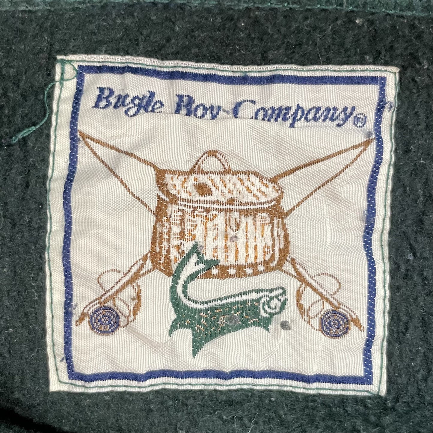 90s vintage 古着 ビンテージ BugleBoyComPany ハーフジップ フリースジャケット ツートン ストリート