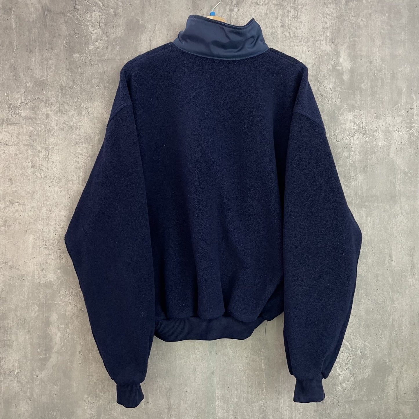 90s vintage 古着 ビンテージ Guy Cotten ハーフ スナップ ボタン ジャケット フリース ワンカラー 防寒 シンプル