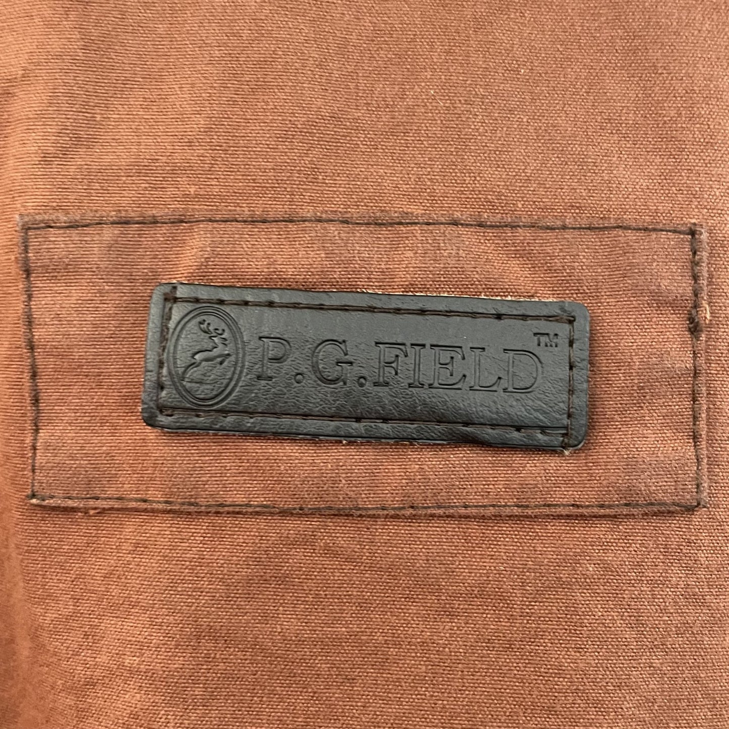00s vintage 古着 ビンテージ オイルドジャケット アウター フルジップ コーデュロイ P.G.FIELD スナップボタン