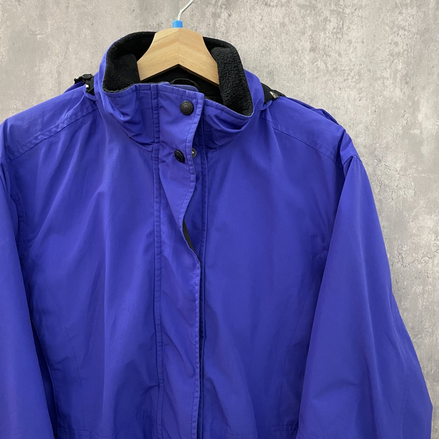 90s vintage 古着 ビンテージ エディーバウアー マウンテンジャケット アウトドア EddieBauer フルジップ フード付 ドローコード