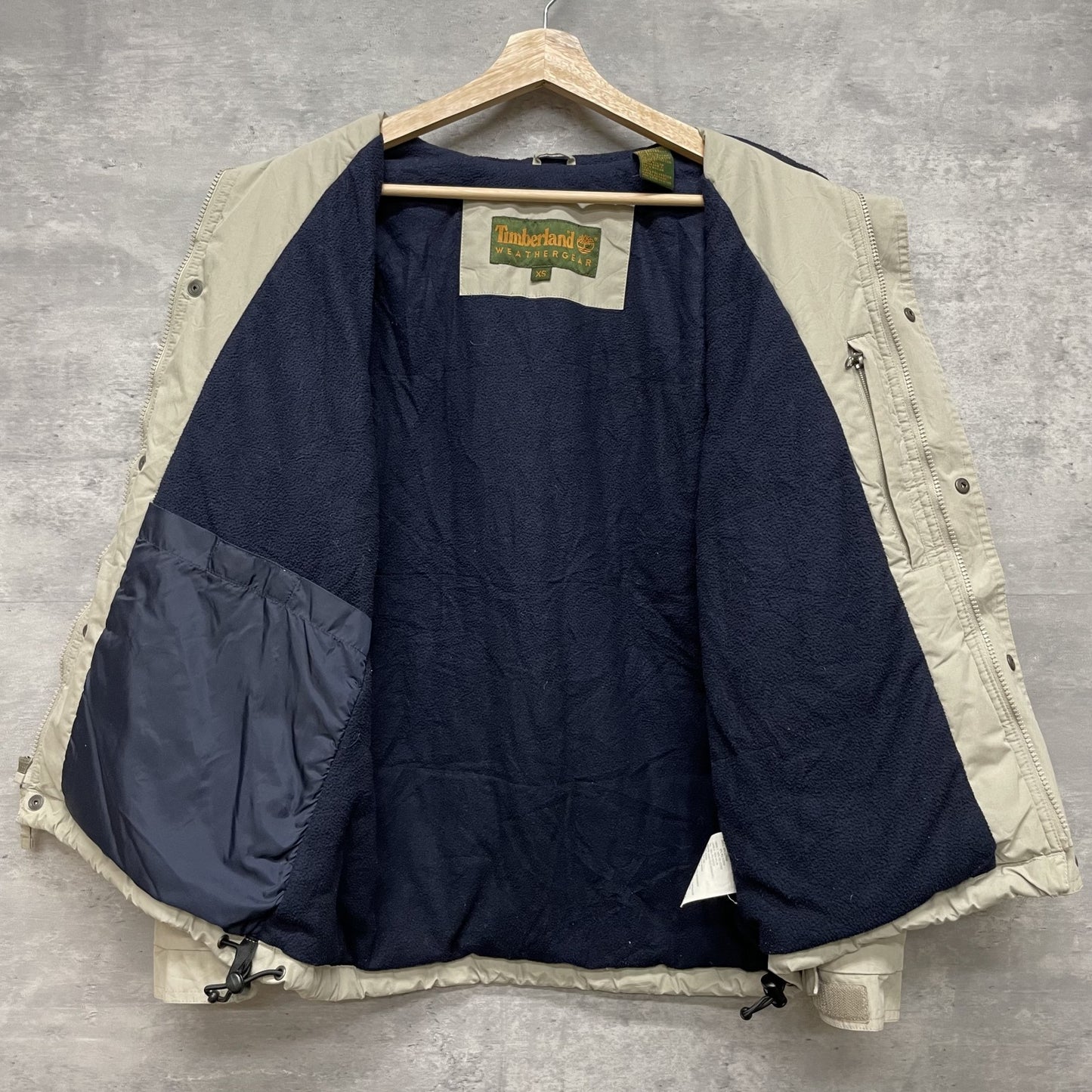 90s vintage 古着 ビンテージ ティンバーランド Timberland ナイロンジャケット ブルゾン フルジップ WEATHEGEAR