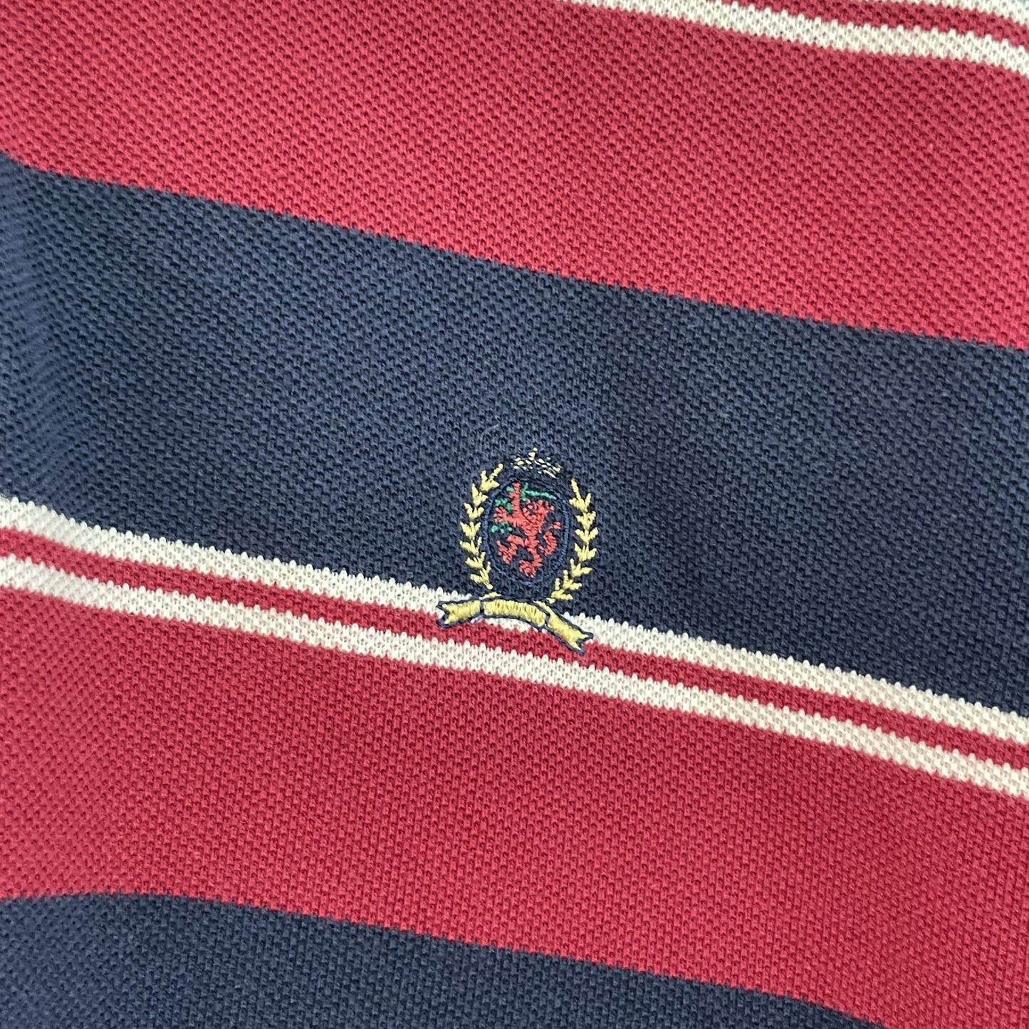 90s vintage 古着 ビンテージ トミー TOMMY HILFIGER トミーヒルフィガー 刺繍ロゴ ラガーシャツ アメカジ ストリート