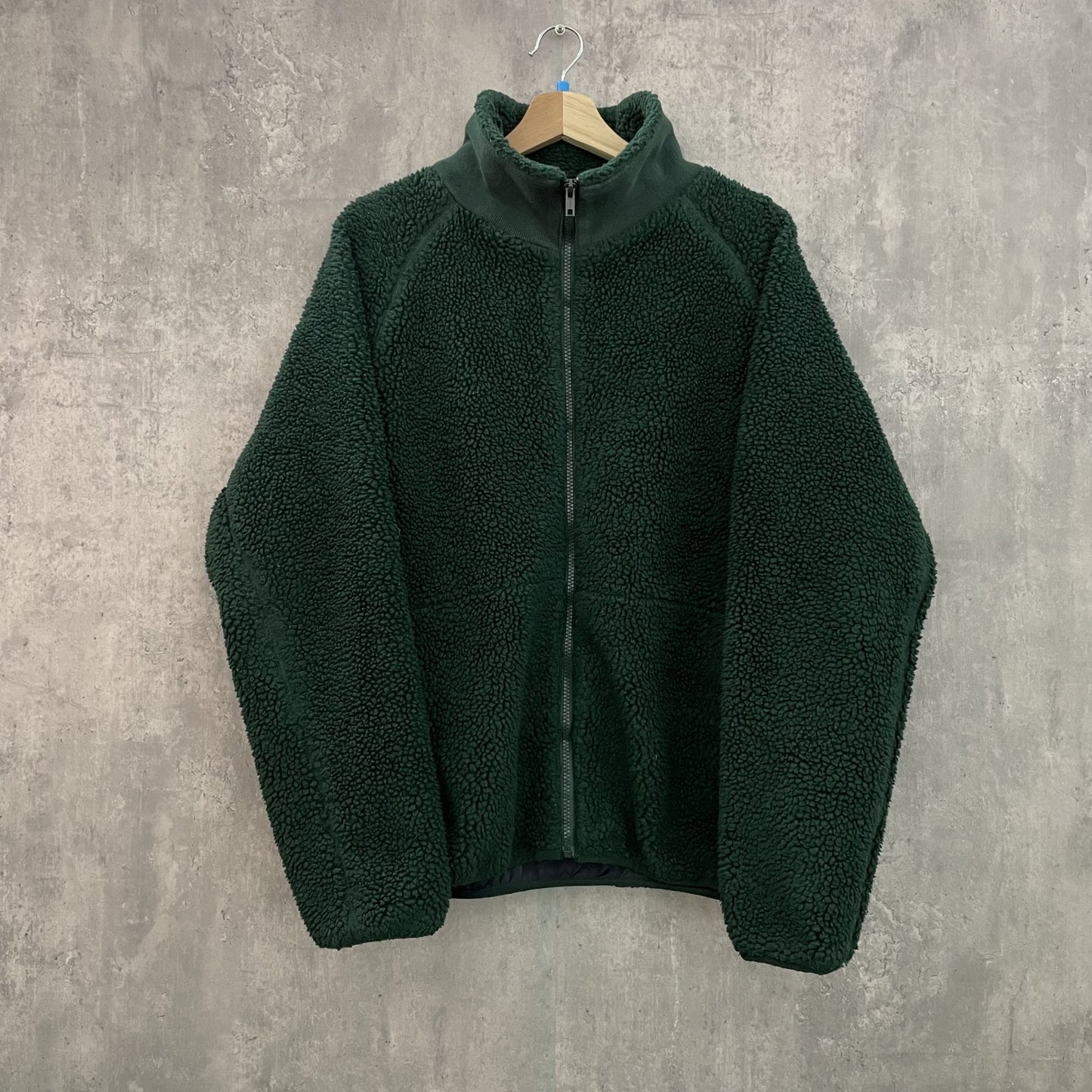 古着 vintage ビンテージ フリースジャケット ボア 襟ボア J.GALT フルジップ グリーン