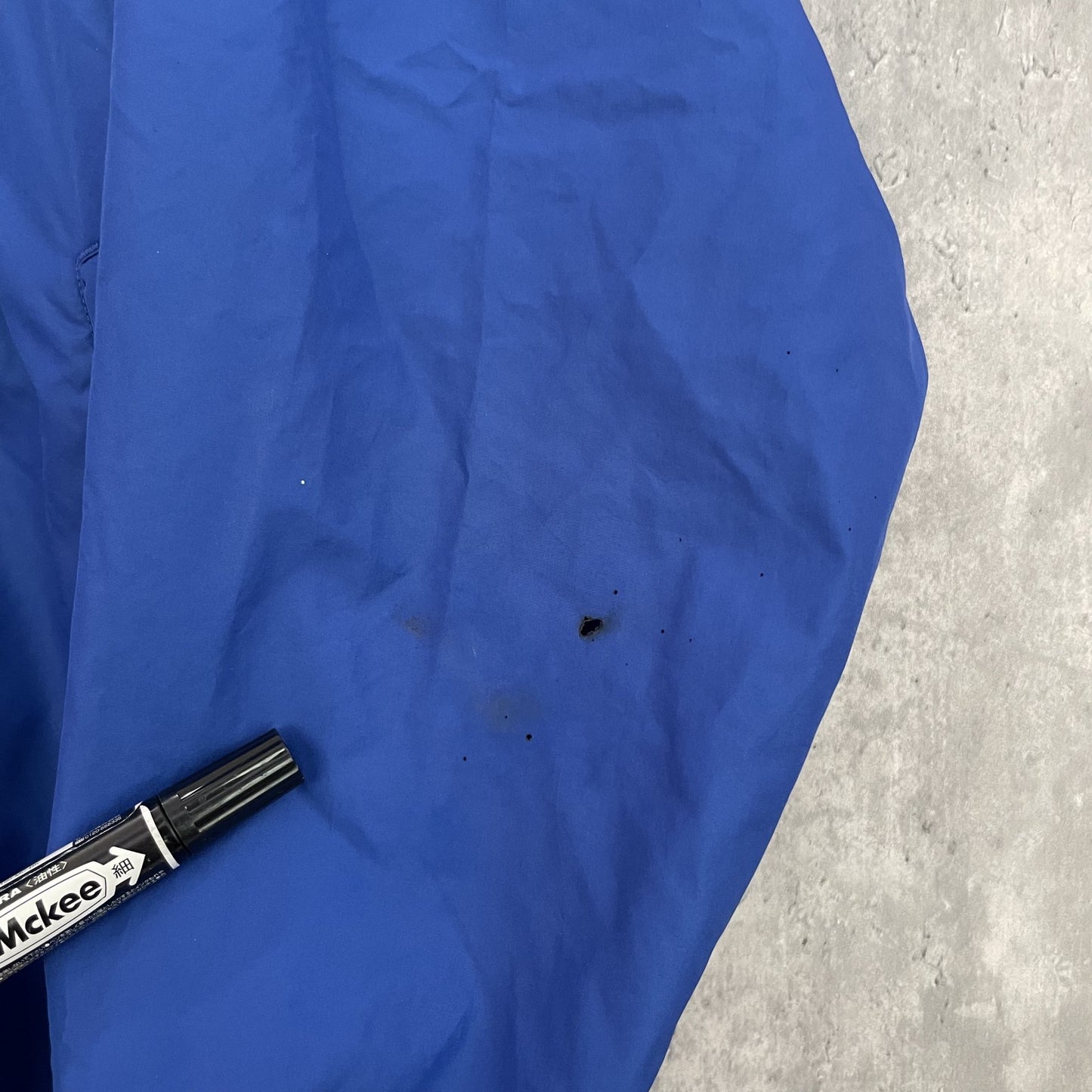 00s vintage 古着 ビンテージ 初期タグ NIKE ナイキ ナイロンジャケット ブルー テック系 ドローコード