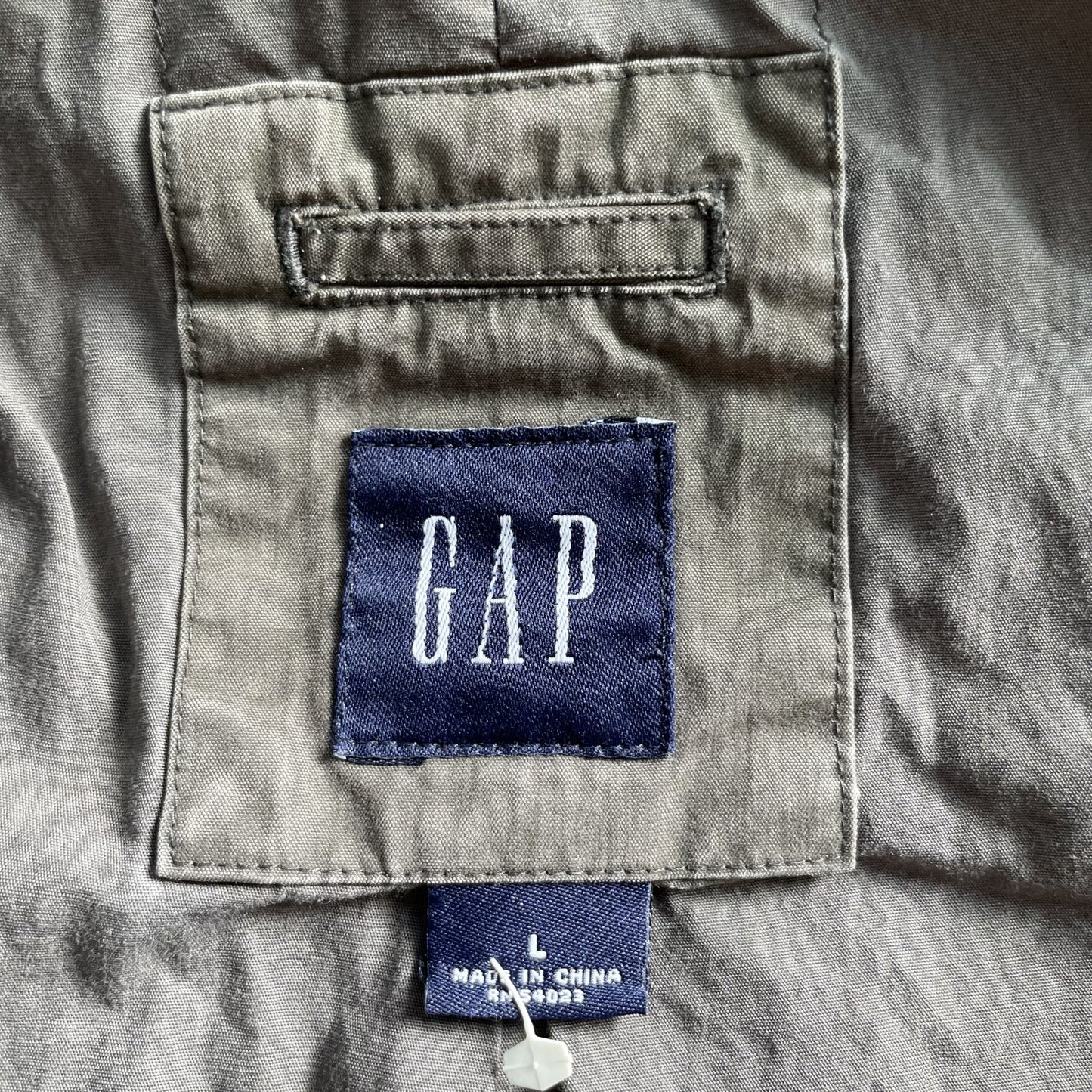 00s vintage 古着 ビンテージ OLDGAP オールドギャップ サンプリング ミリタリー ナイロン フルジップ