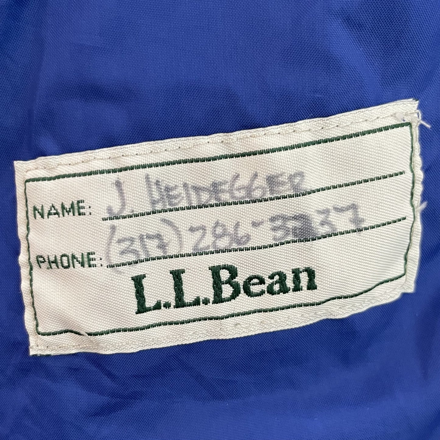 00s vintage 古着 ビンテージ エルエルビーン L.L.Bean マウンテンパーカー 刺繍ロゴ ナイロンジャケット アウトドア テック