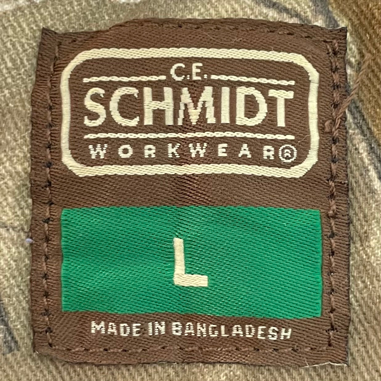 90s vintage 古着 ビンテージ シーイーシュミット C.E.SCHMIDT リアルツリー フルジップ 総柄 キルティングライナー 迷彩 ストリート