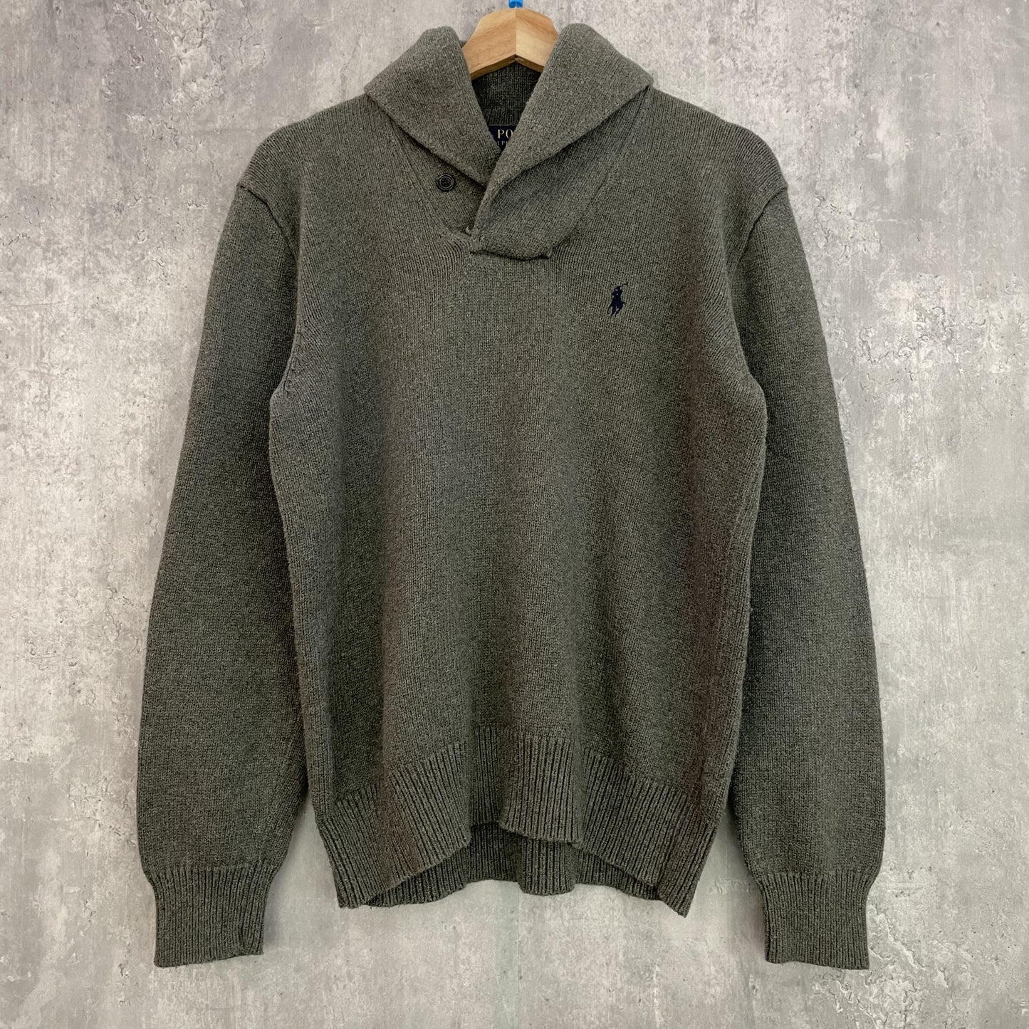 00s vintage 古着 ビンテージ ラルフローレン POLO RALPH LAUREN セーター ニット 刺繍ロゴ ハーフ