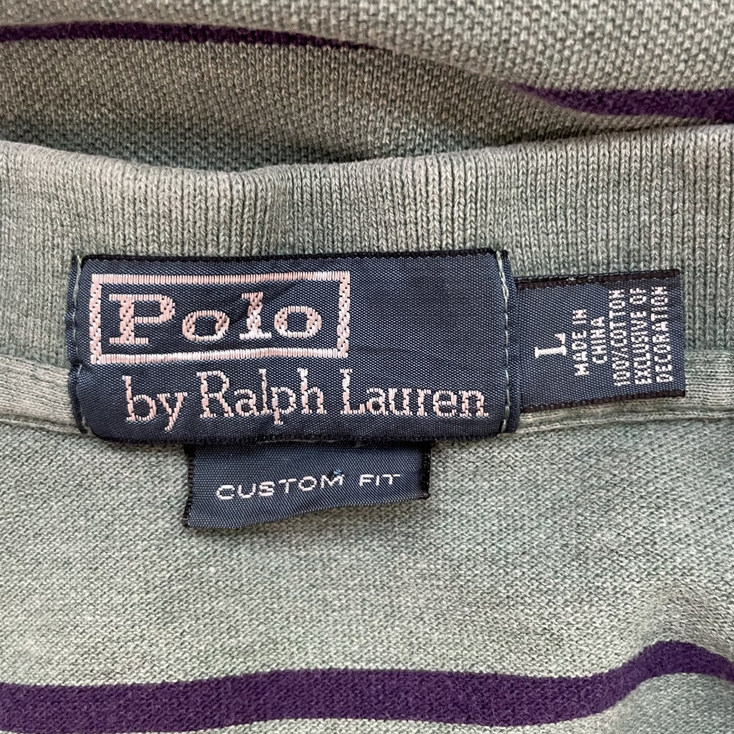 90s vintage 古着 ビンテージ ラルフローレン RalphLauren カジュアル ポロシャツ 刺繍 ボーダー