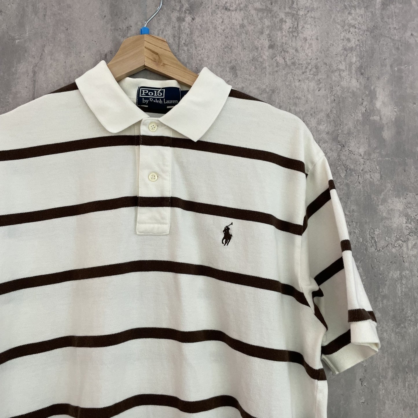 90s vintage 古着 ビンテージ ラルフローレン RalphLauren ポロシャツ ボーダー カジュアル