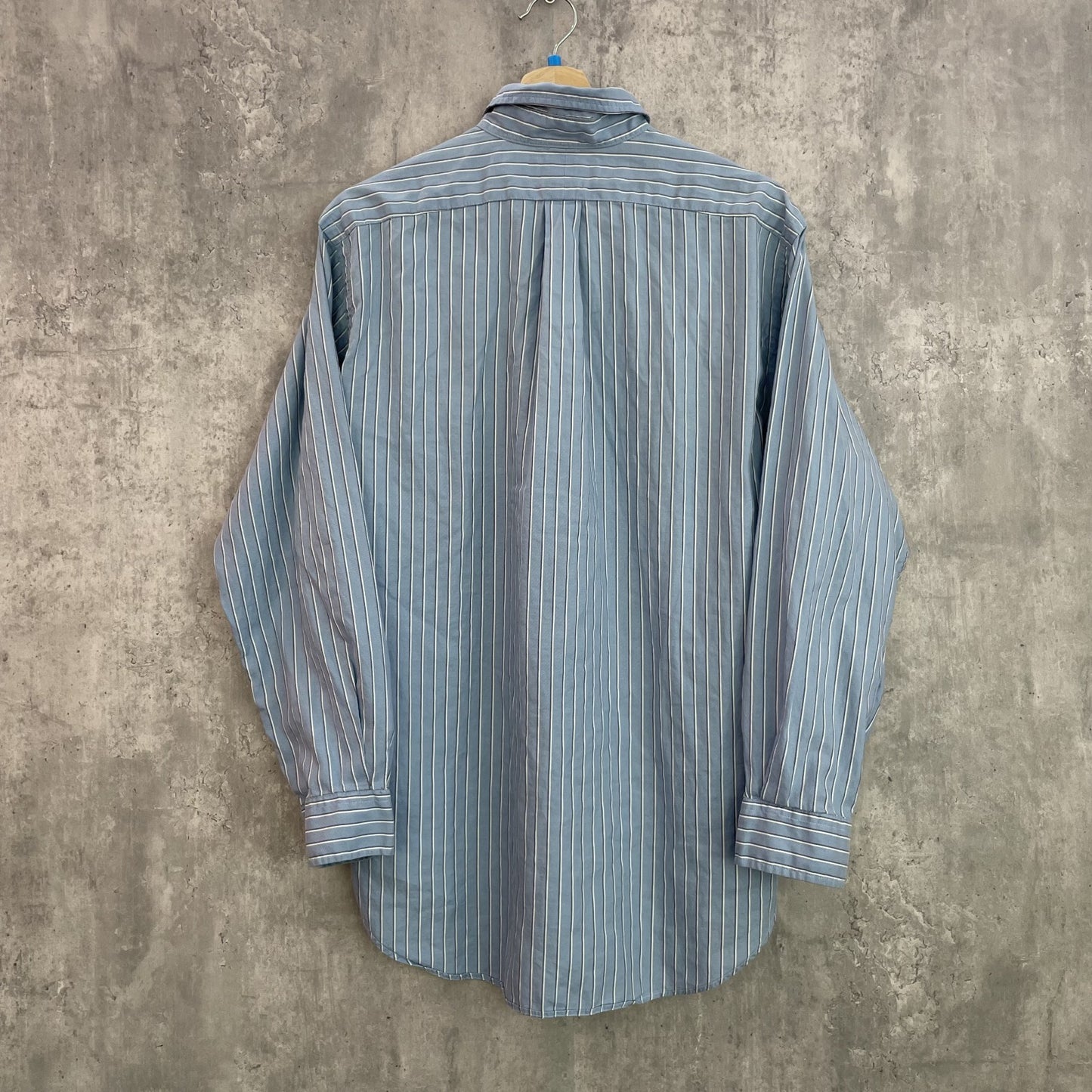 90s vintage 古着 ビンテージ ラルフローレン RalphLauren 長袖シャツ ストライプ ポニー刺繍 カジュアル