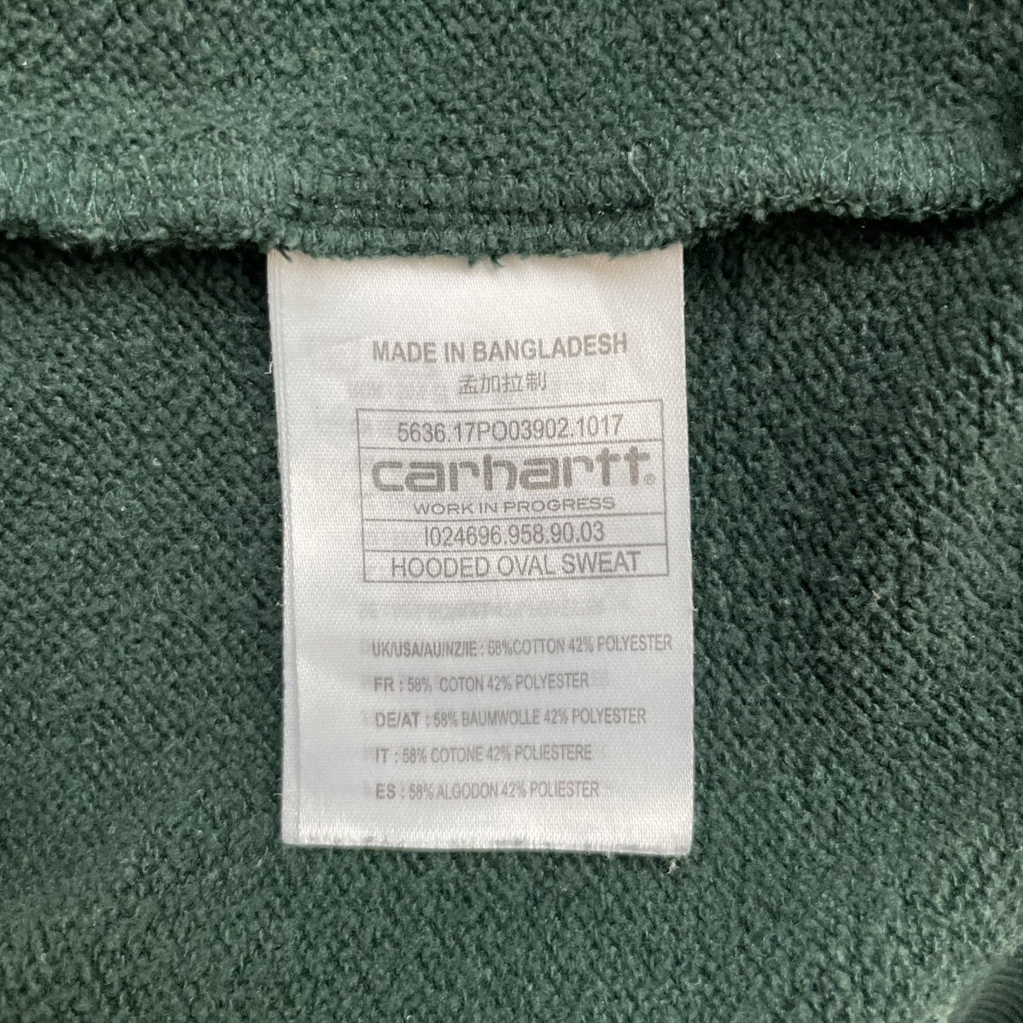 00s vintage 古着 ビンテージ カーハート パーカー スウェット フロントロゴ Carhartt