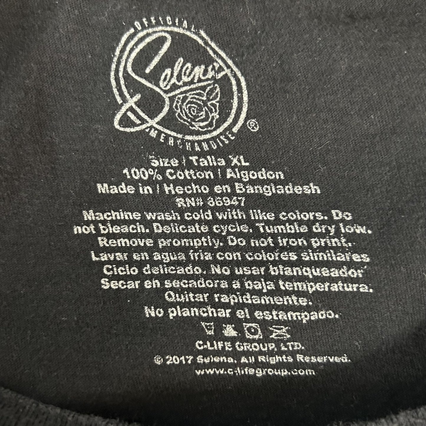 00s vintage 古着 ビンテージ セレーナゴメス アーティストTシャツ バンドTシャツ ブラック ストリート プリント