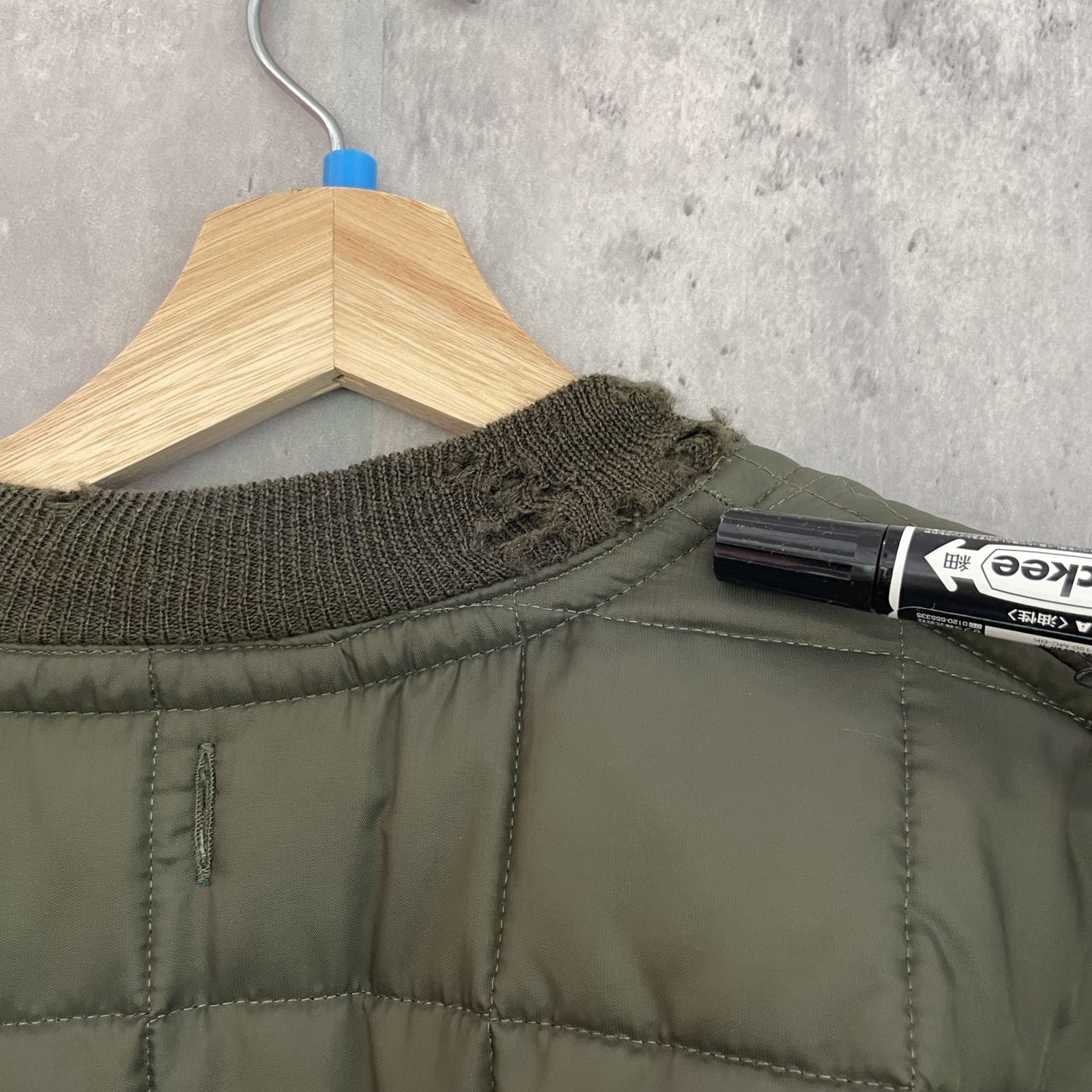 90s vintage 古着 ビンテージ イタリア軍 キルティング ライナー ユーロ ミリタリー Euro military