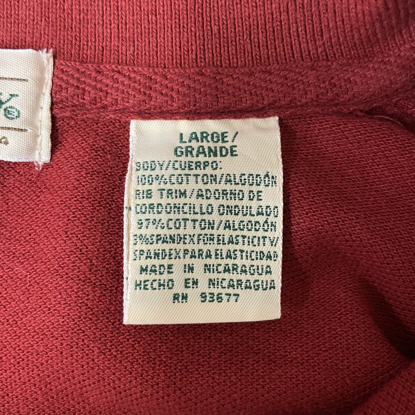 90s vintage 古着 ビンテージ セントジョンズベイ ST.JOHN'S BAY ロンT ヘンリーネック アメカジ カジュアル