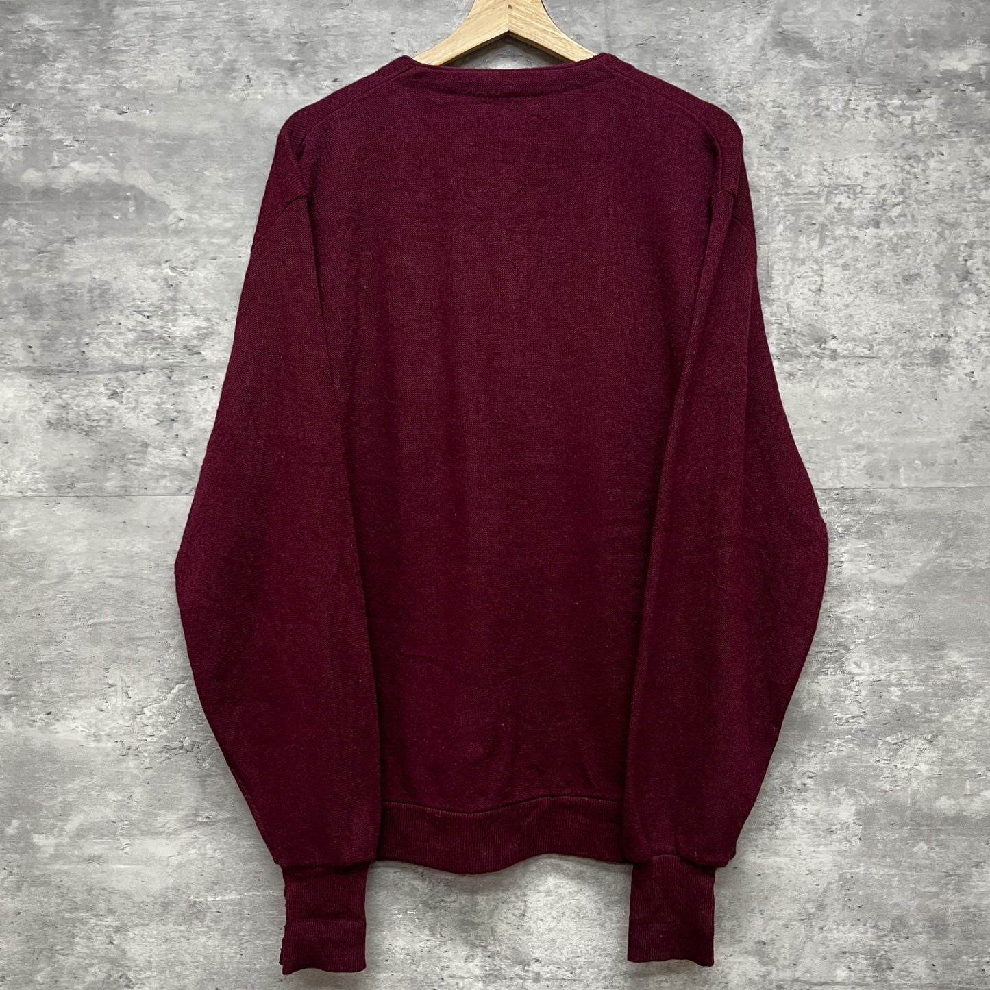 90s vintage IZOD 古着 ビンテージ アイゾッド カーディガン メンズ アクリルニット 刺繍ロゴ USA製