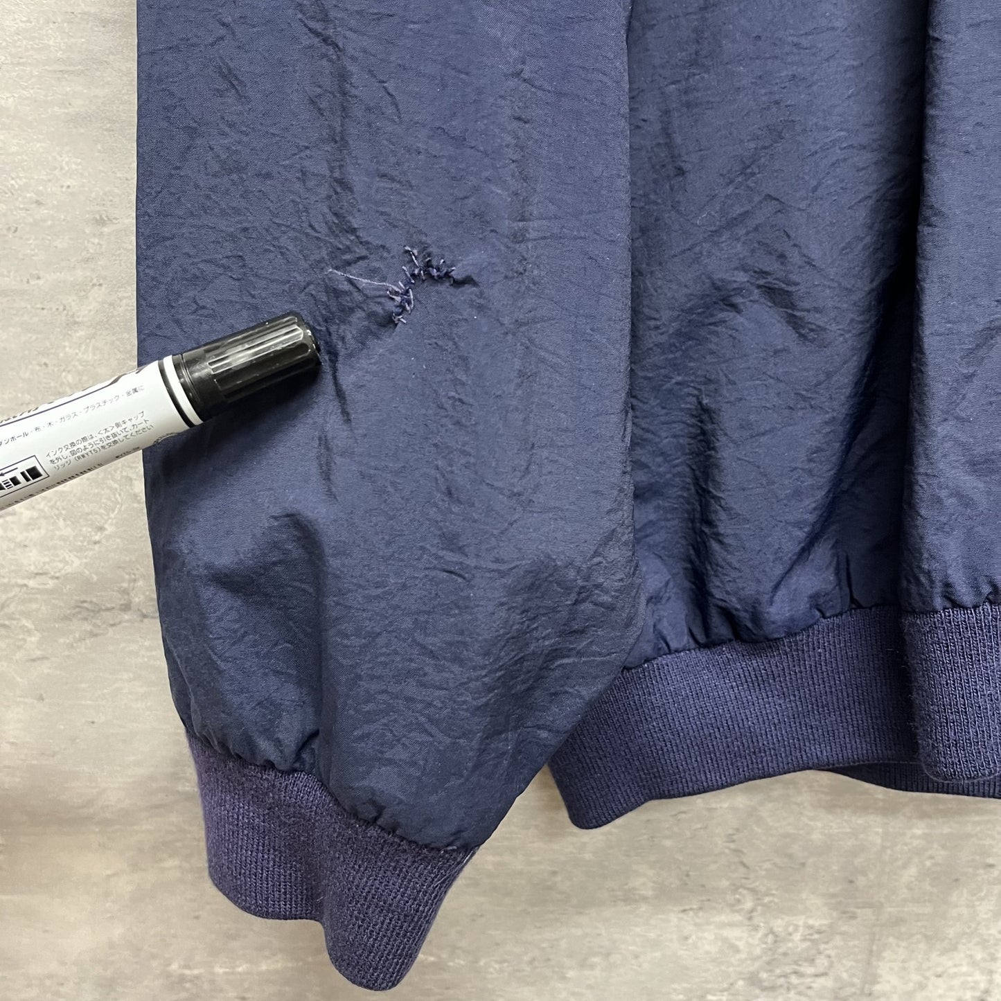 90s vintage IZOD 古着 ビンテージ アイゾッド ナイロンプルオーバー メンズ Vネック