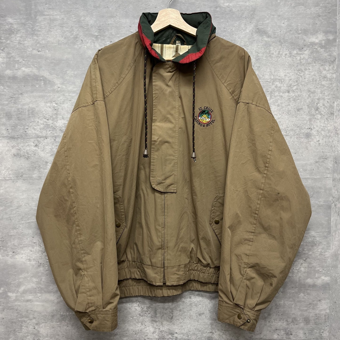 90s vintage 古着 ビンテージ WinnerMeta ナイロンジャケット ジップアップ 3XLサイズ