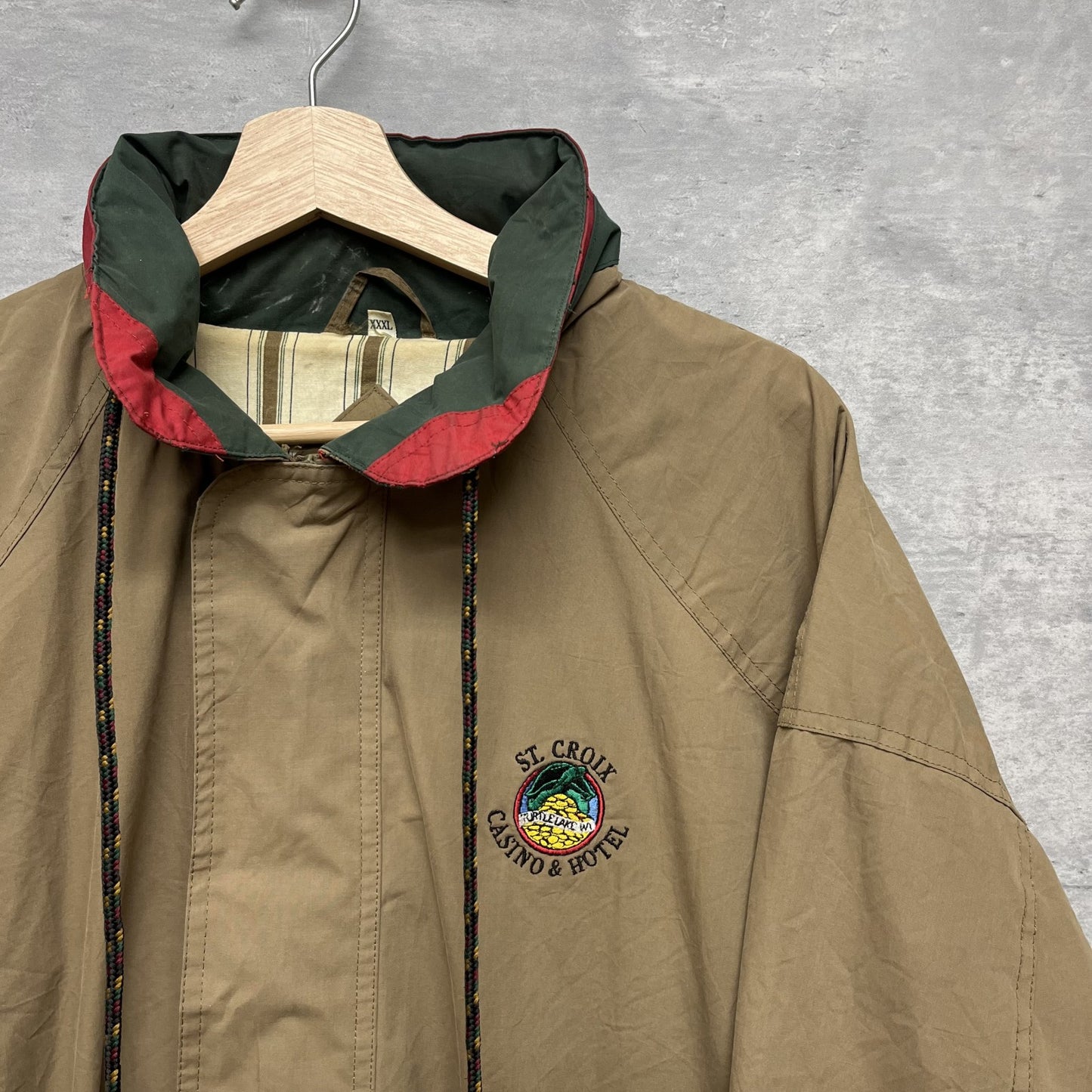 90s vintage 古着 ビンテージ WinnerMeta ナイロンジャケット ジップアップ 3XLサイズ