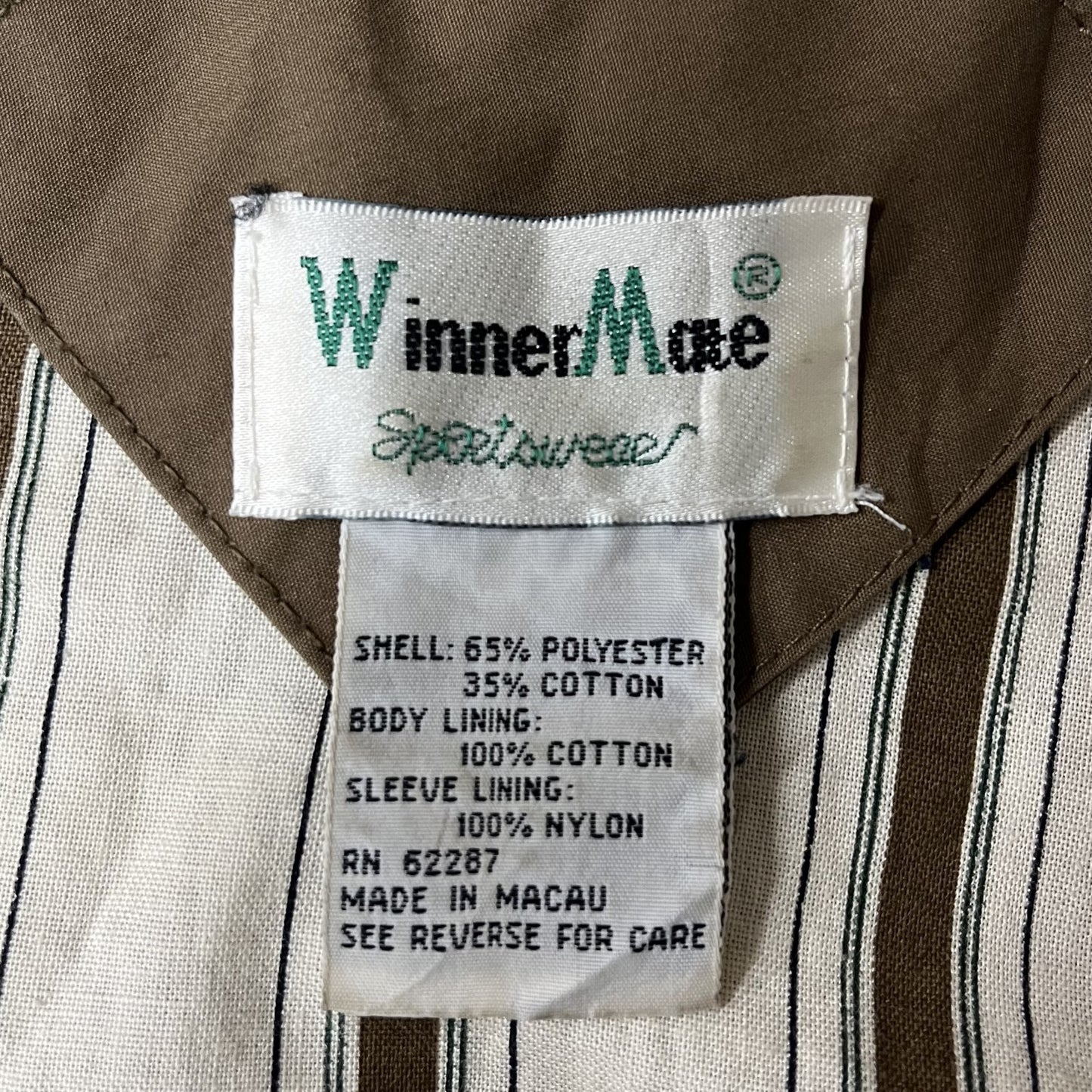 90s vintage 古着 ビンテージ WinnerMeta ナイロンジャケット ジップアップ 3XLサイズ