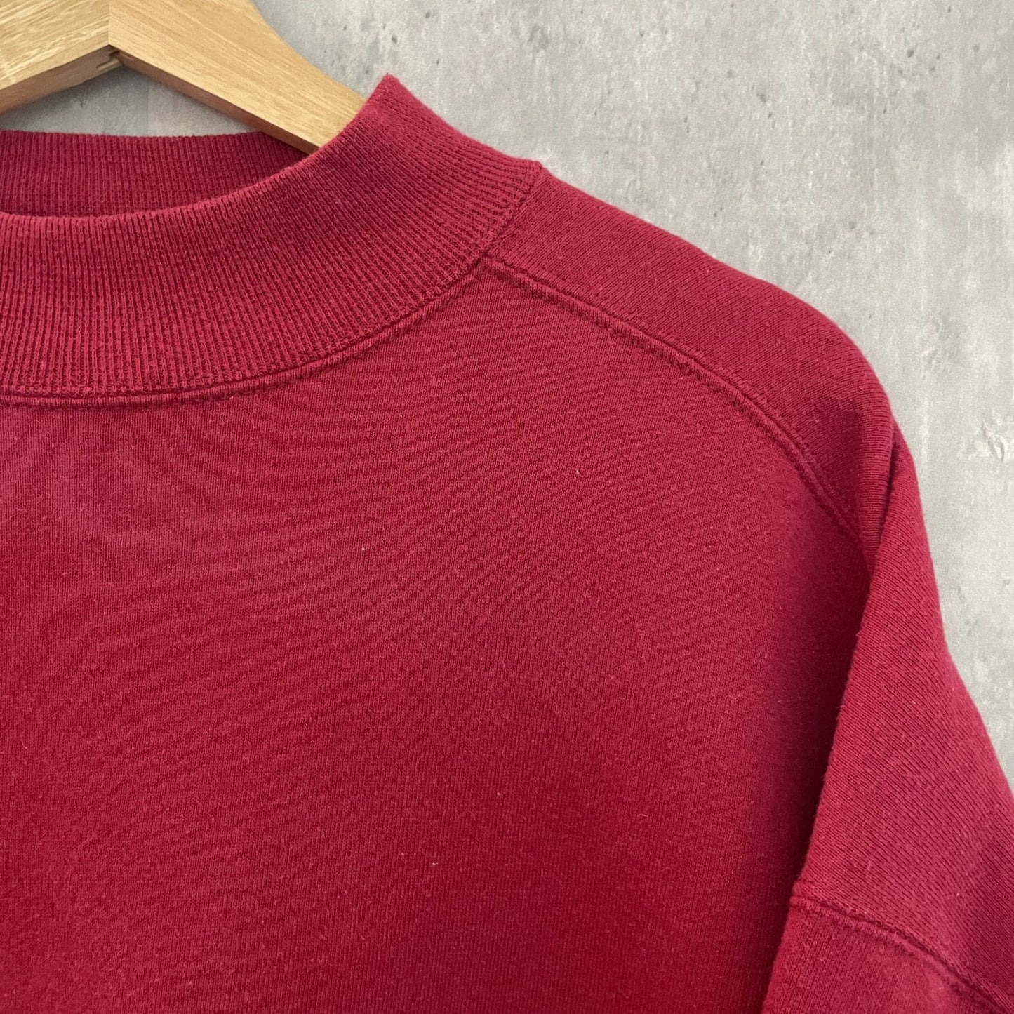 90s vintage 古着 ビンテージ USA製 used ネックスウェット 無地