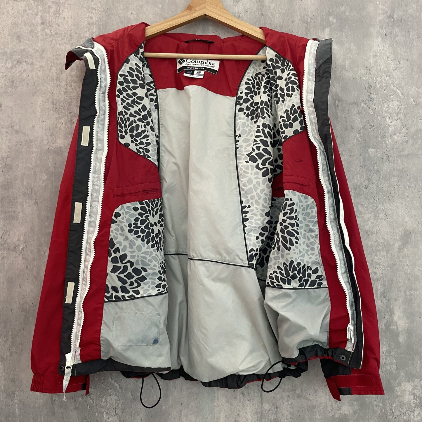 00s vintage 古着 ビンテージ コロンビア Columbia アウトドア ナイロンジャケット ドローコード