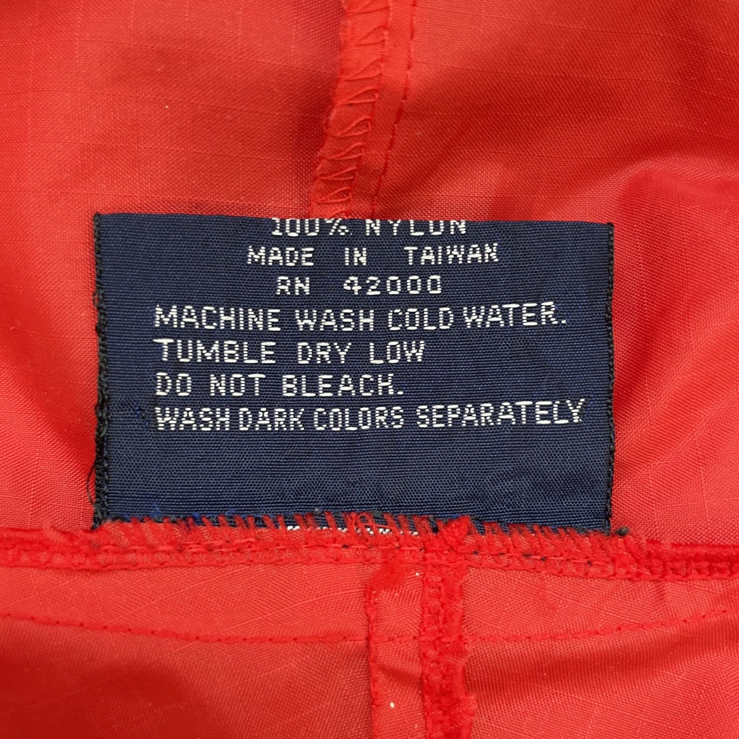 80s vintage 古着 ビンテージ Trax ナイロン アノラック ハーフジップ ドローコード