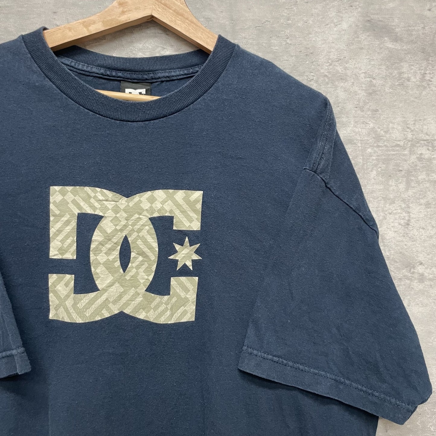 00s vintage 古着 ビンテージ DC ロゴプリント ディーシー ストリート ネイビー オーバーサイズ