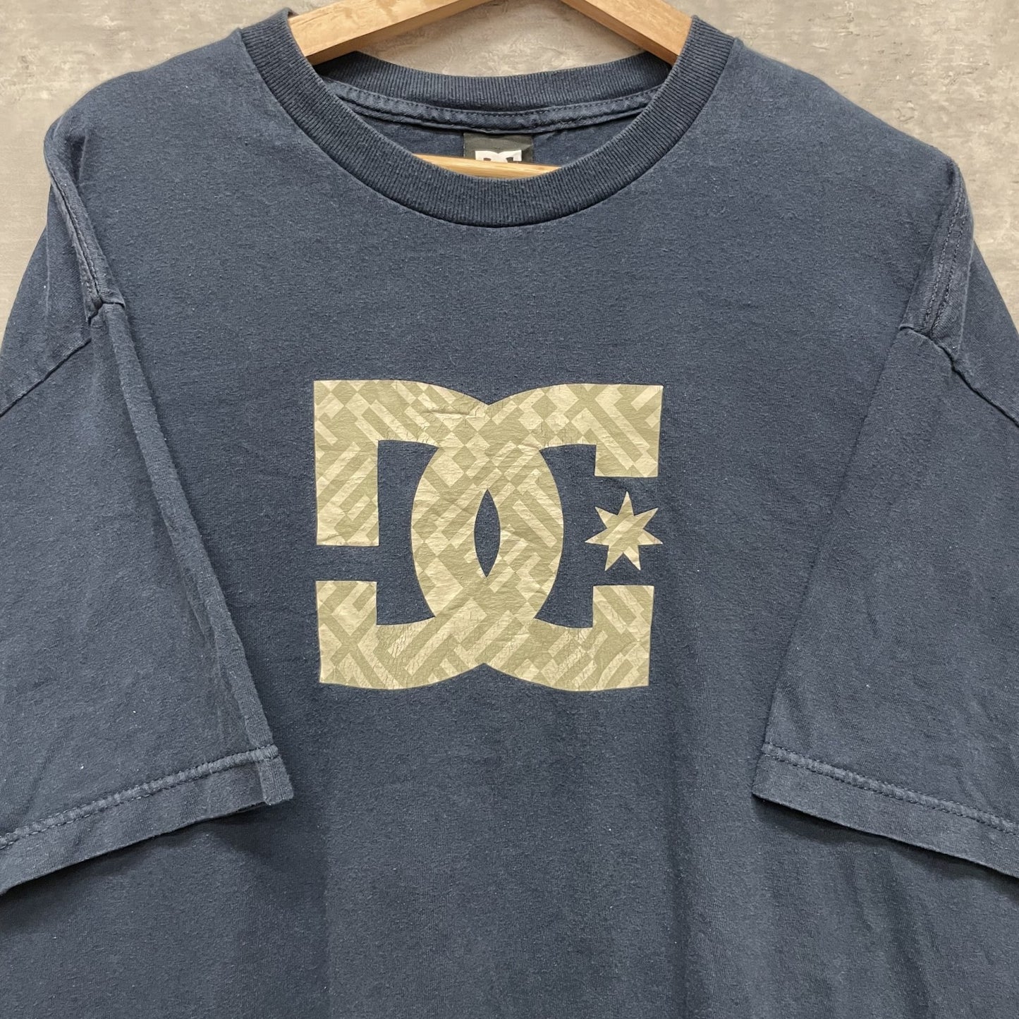 00s vintage 古着 ビンテージ DC ロゴプリント ディーシー ストリート ネイビー オーバーサイズ