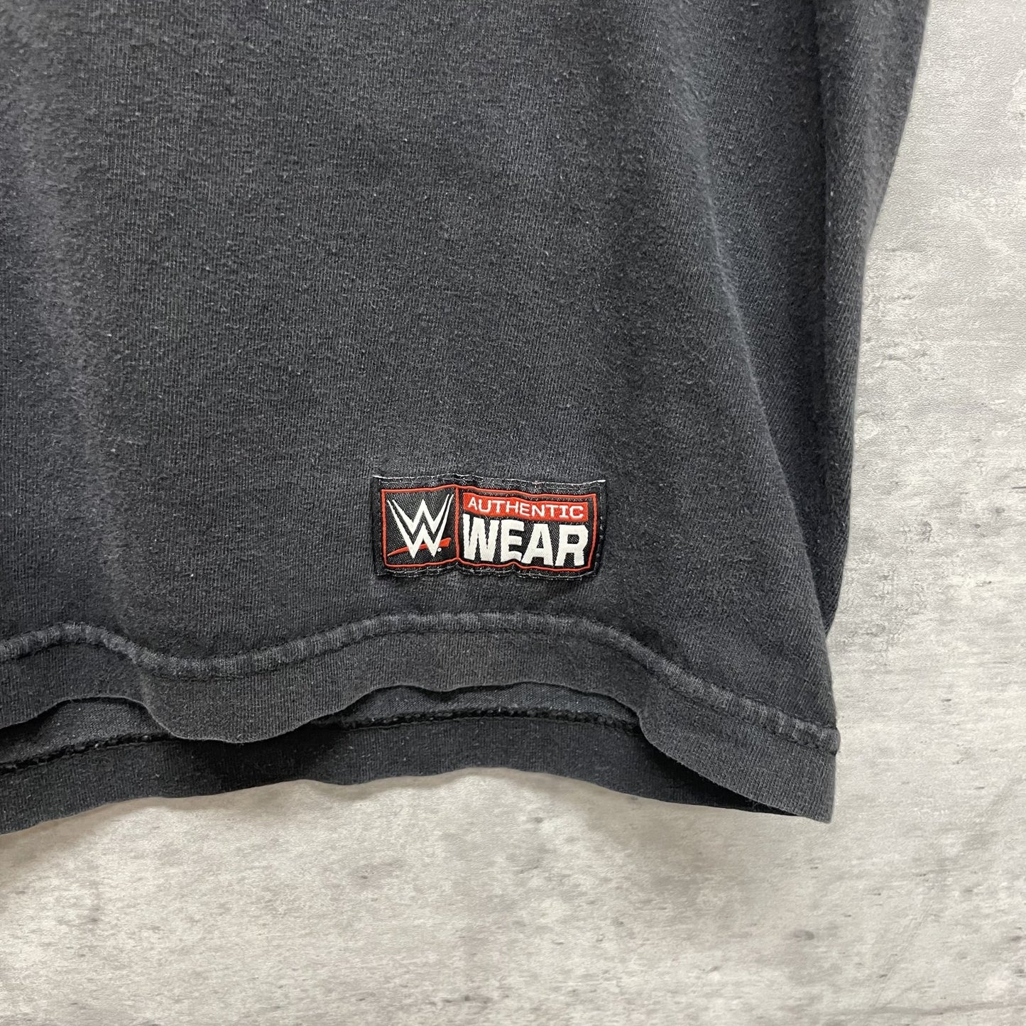 00s vintage 古着 ビンテージ ワールドレスリング ブラック オーバーサイズ wwf BIGプリント ストリート
